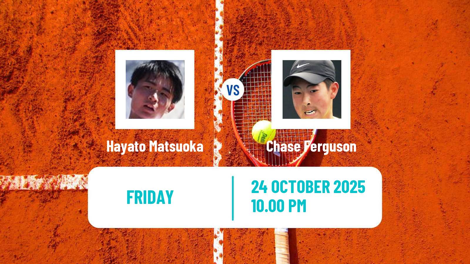 Tennis ITF M25 Huzhou Men Hayato Matsuoka - Chase Ferguson