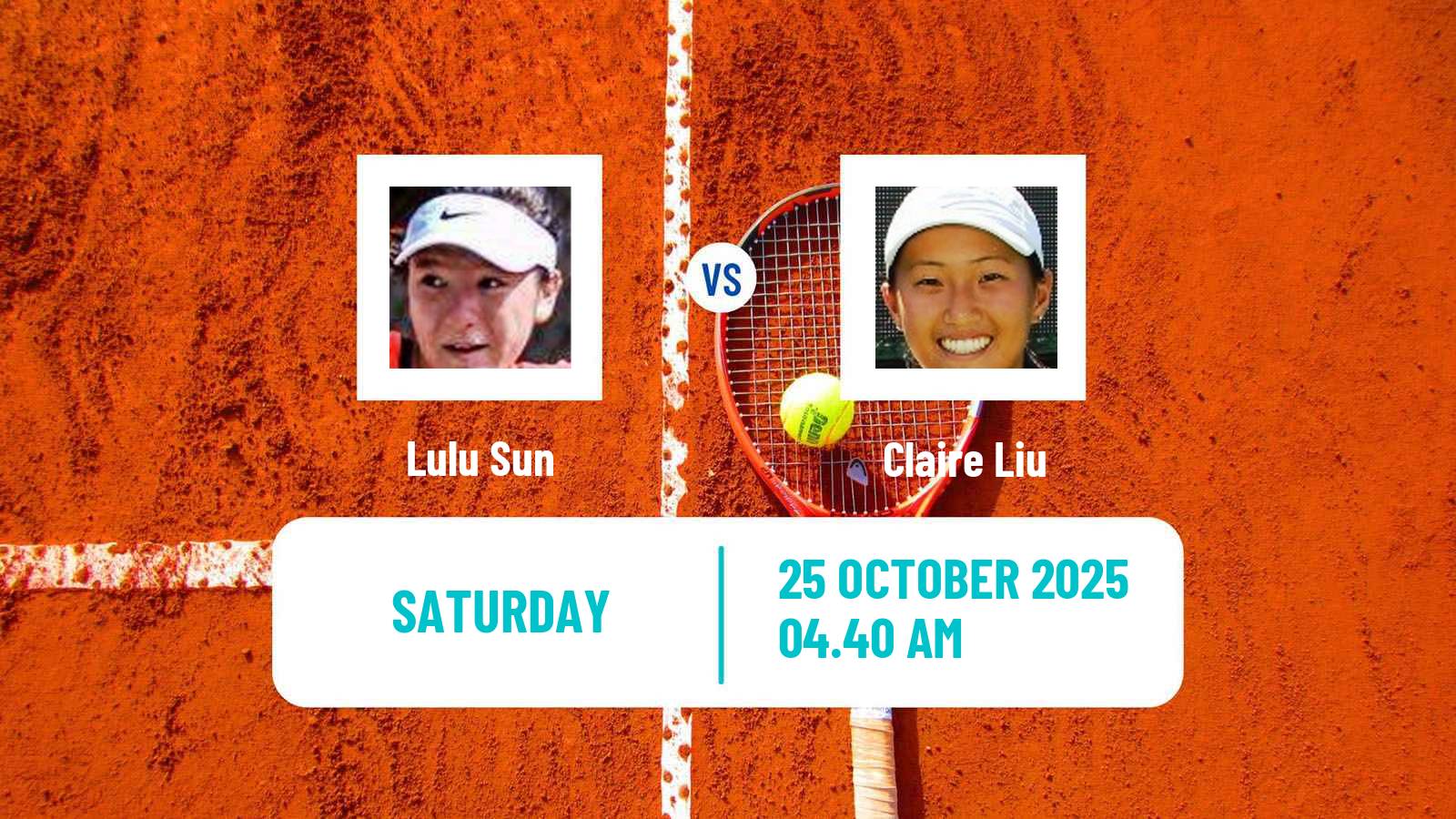 Tennis WTA Guangzhou Lulu Sun - Claire Liu