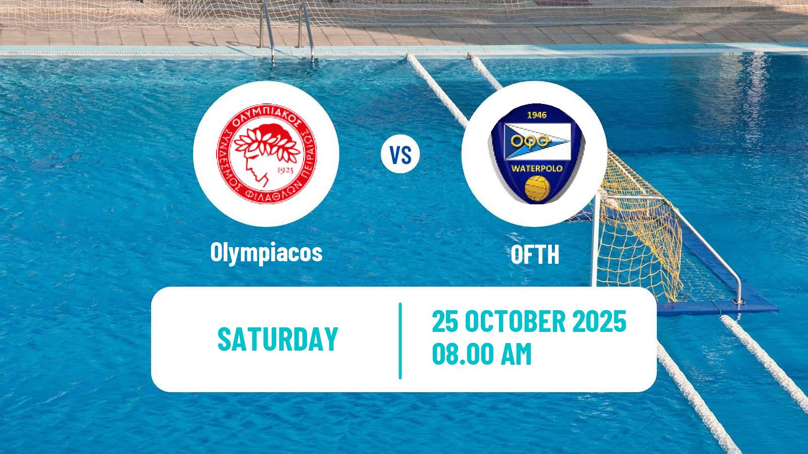 Water polo Greek A1 Water Polo Olympiacos - OFTH