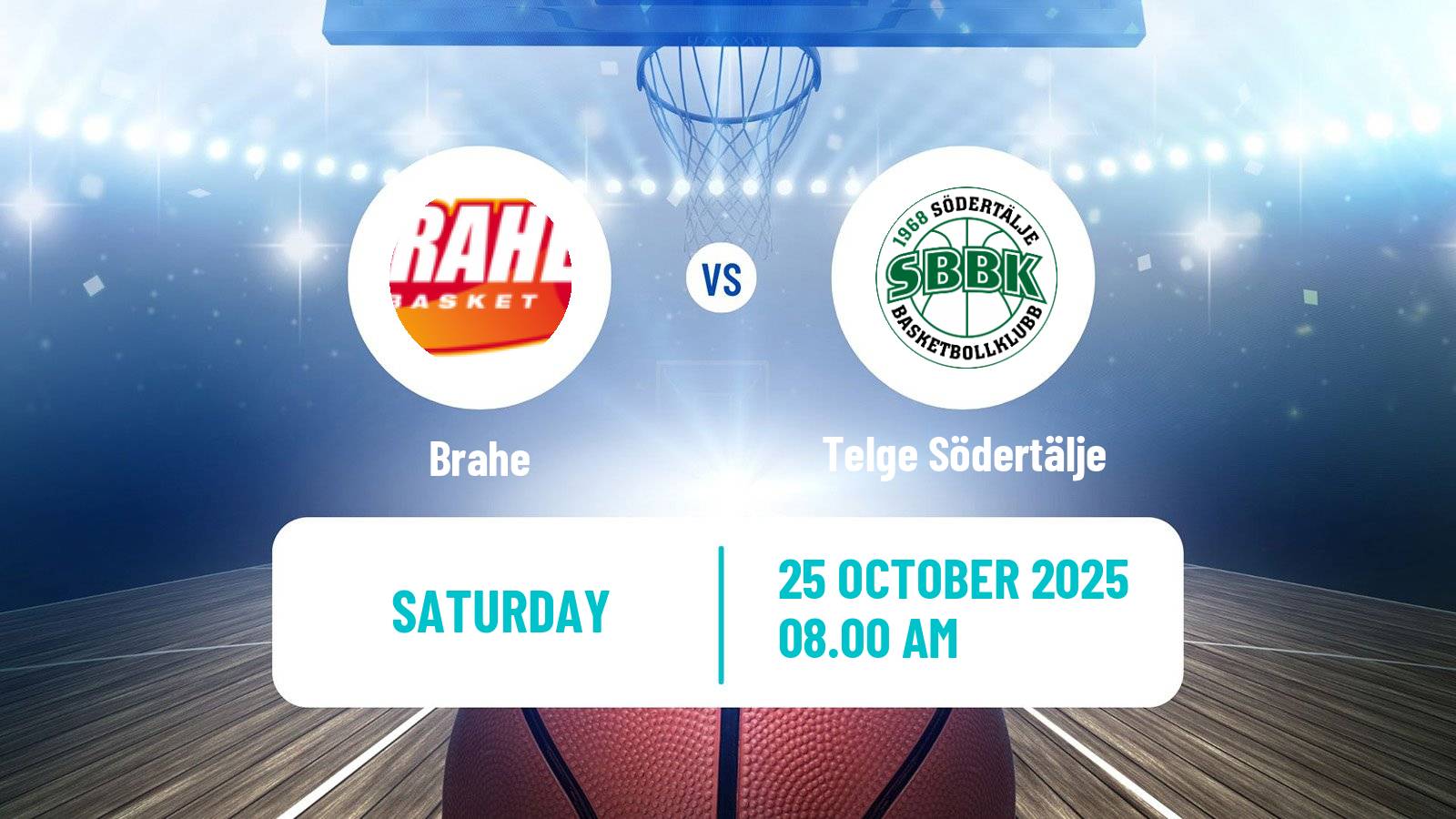 Basketball Swedish Basketligan Women Brahe - Telge Södertälje