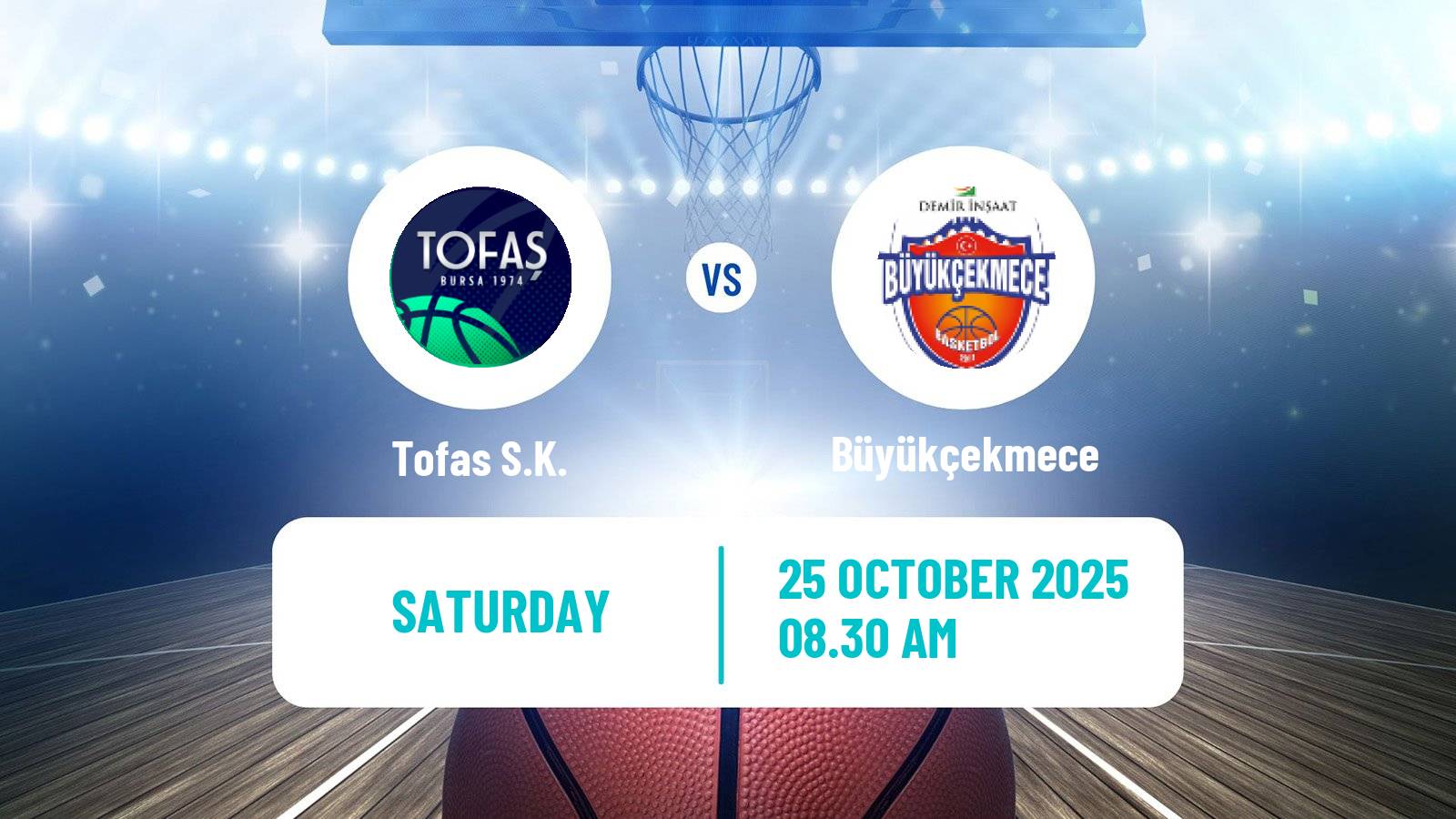 Basketball Turkish Basketball Super Ligi Tofaş - Büyükçekmece