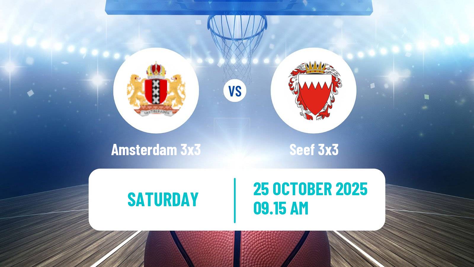 Basketball World Tour Abu Dhabi 3x3 Amsterdam 3x3 - Seef 3x3