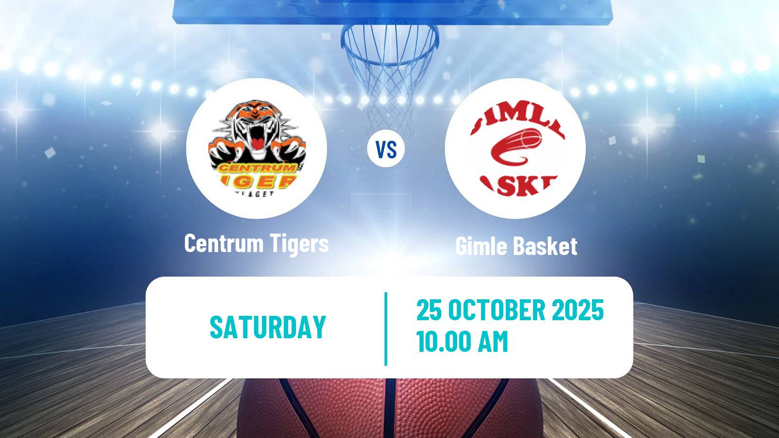 Basketball Norwegian BLNO Centrum Tigers - Gimle