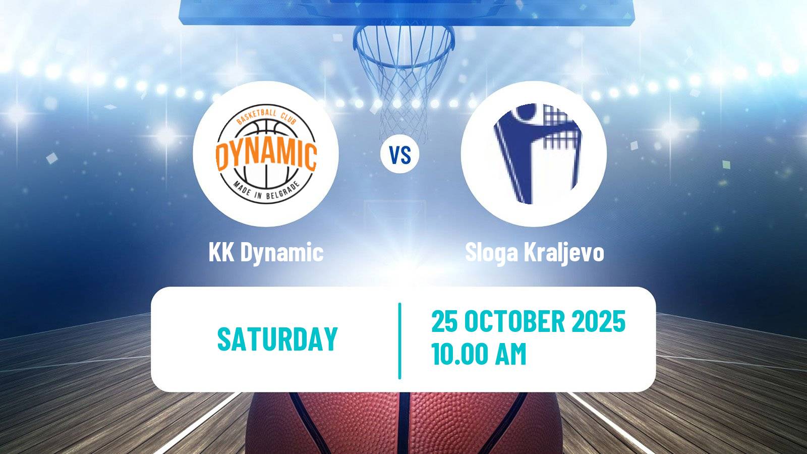 Basketball Serbian First League Basketball Dynamic - Sloga Kraljevo
