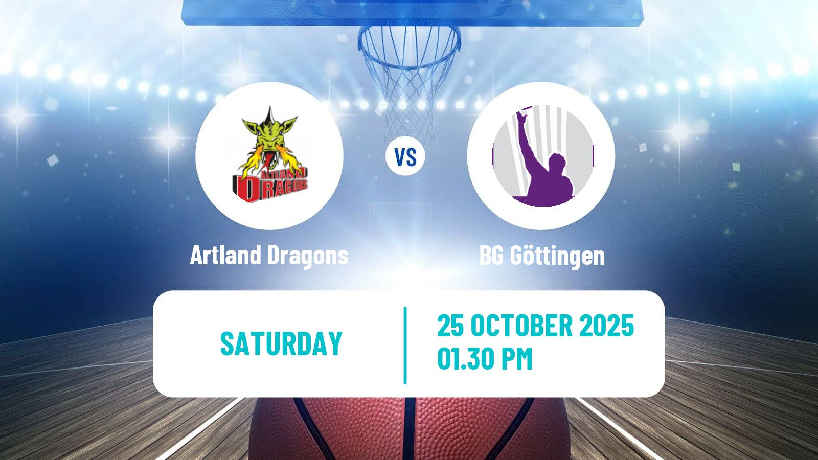 Basketball German Pro A Basketball Artland Dragons - BG Göttingen
