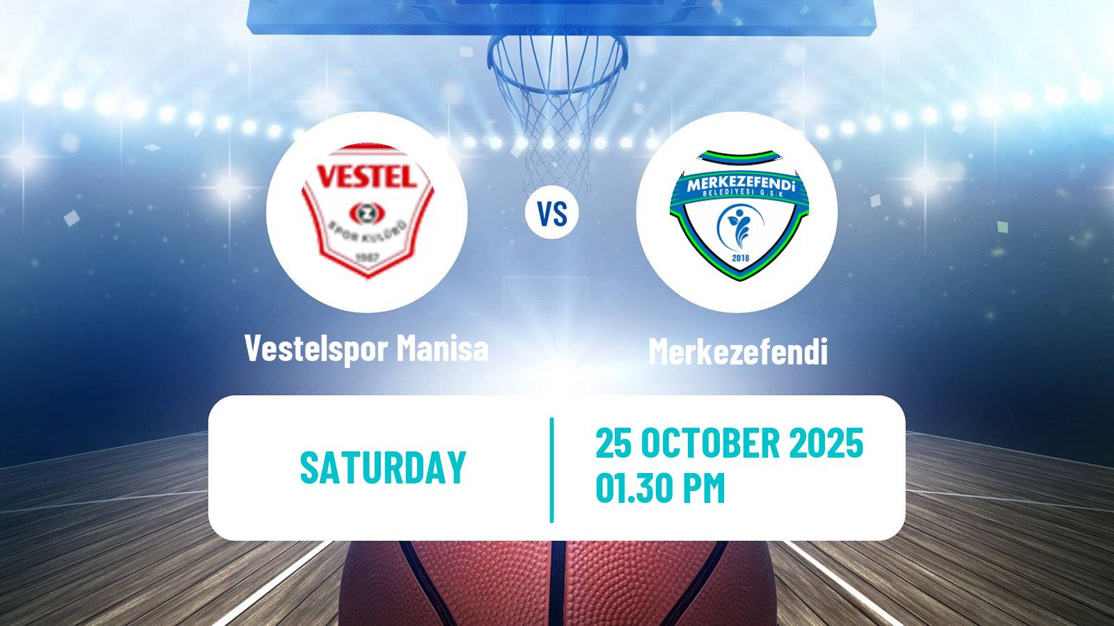 Basketball Turkish Basketball Super Ligi Vestelspor Manisa - Merkezefendi