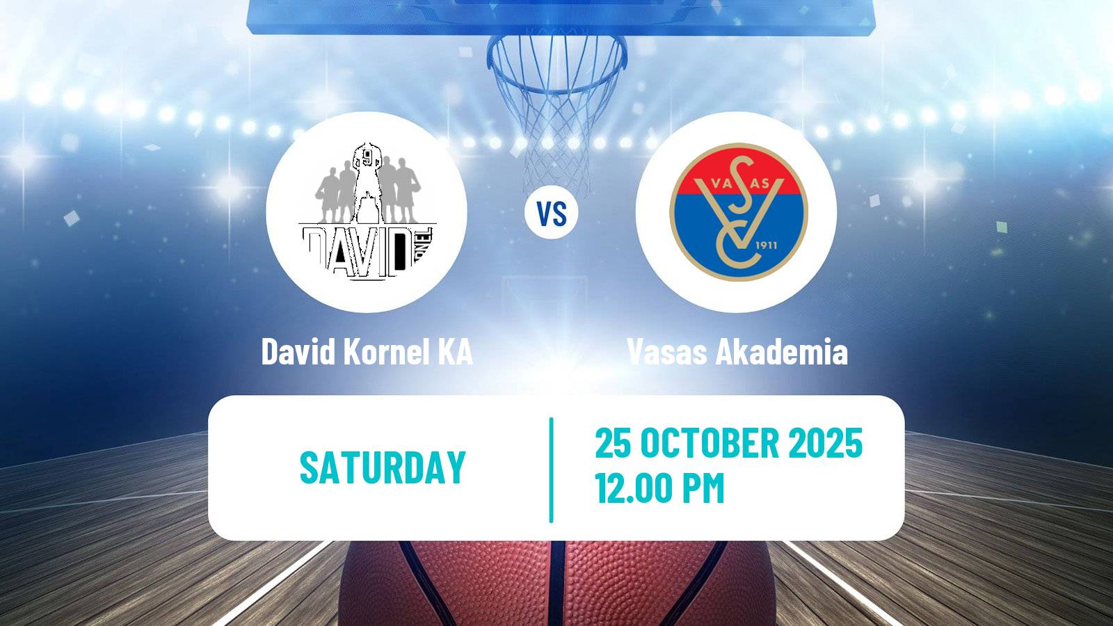 Basketball Hungarian NB I Basketball Women David Kornel KA - Vasas Akademia