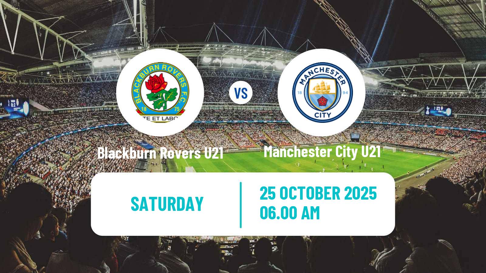 Football English Premier League 2 Blackburn Rovers U21 - Manchester City U21