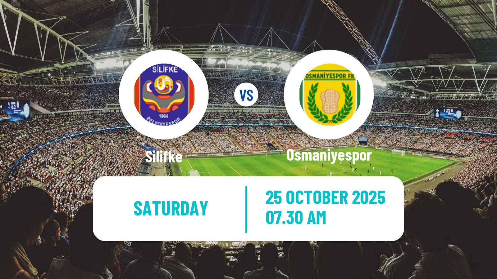Football Turkish 3 Lig Group 2 Silifke - Osmaniyespor
