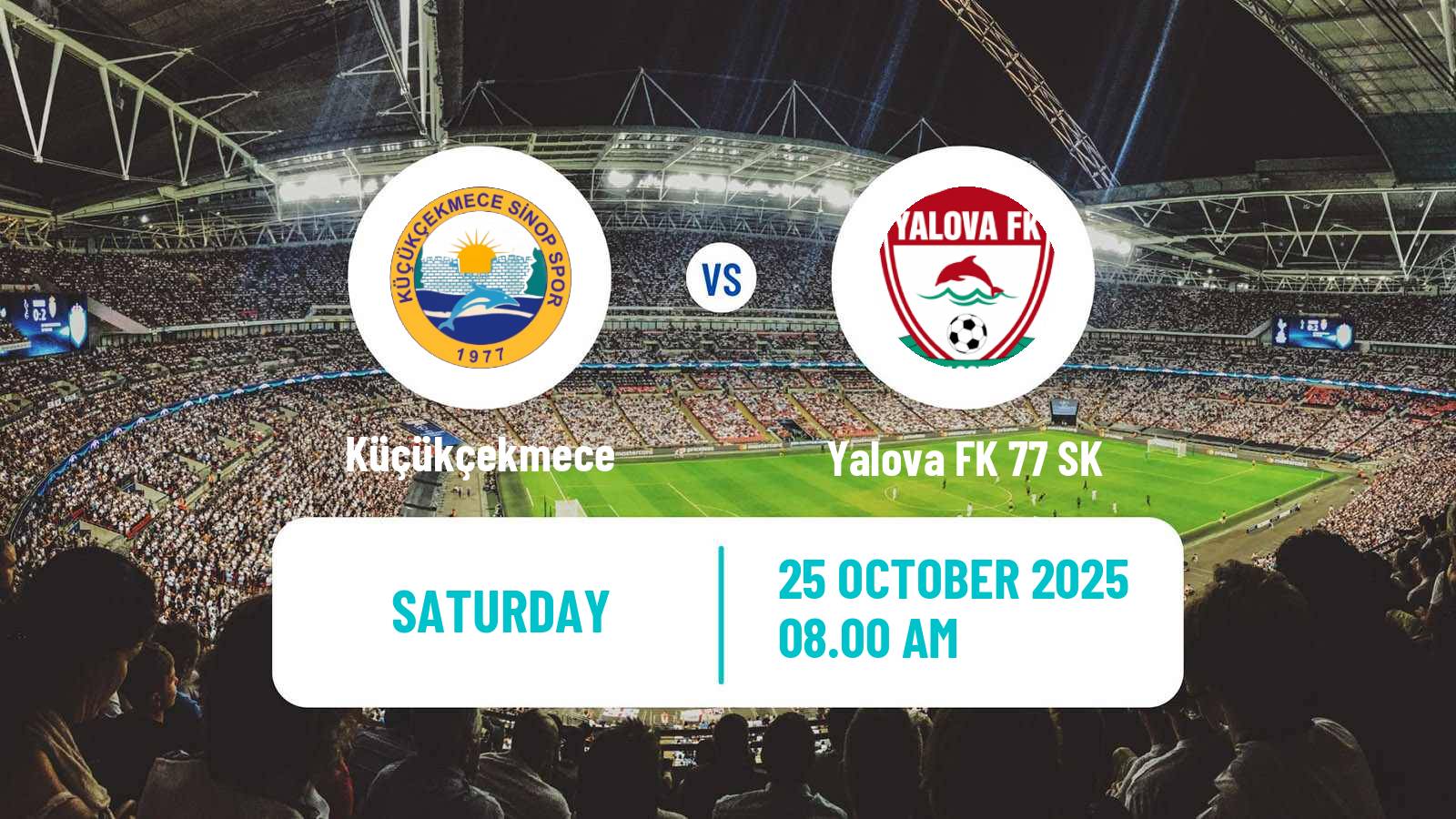 Football Turkish 3 Lig Group 1 Küçükçekmece - Yalova FK 77 SK