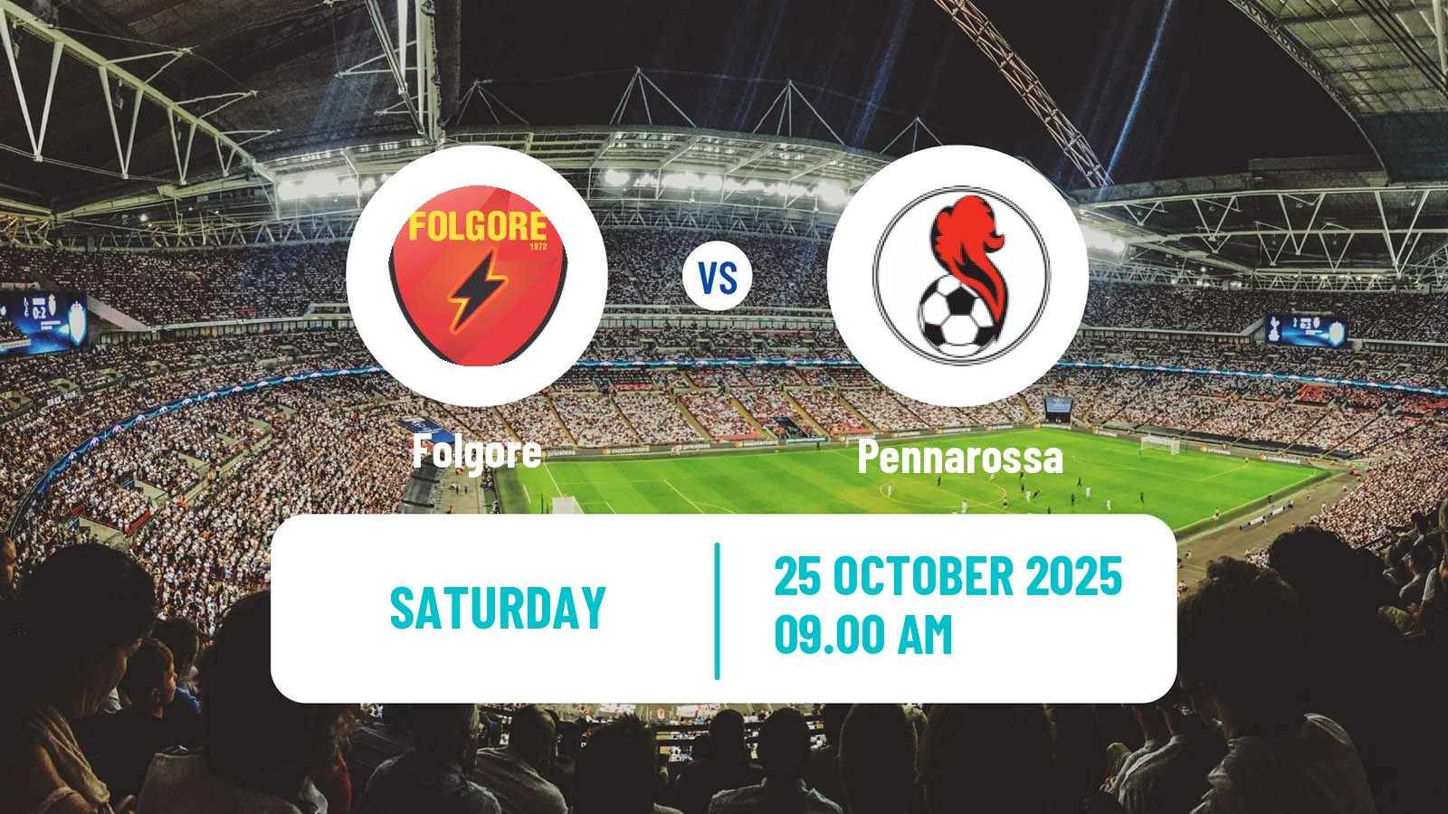 Football San Marino Campionato Sammarinese Folgore - Pennarossa