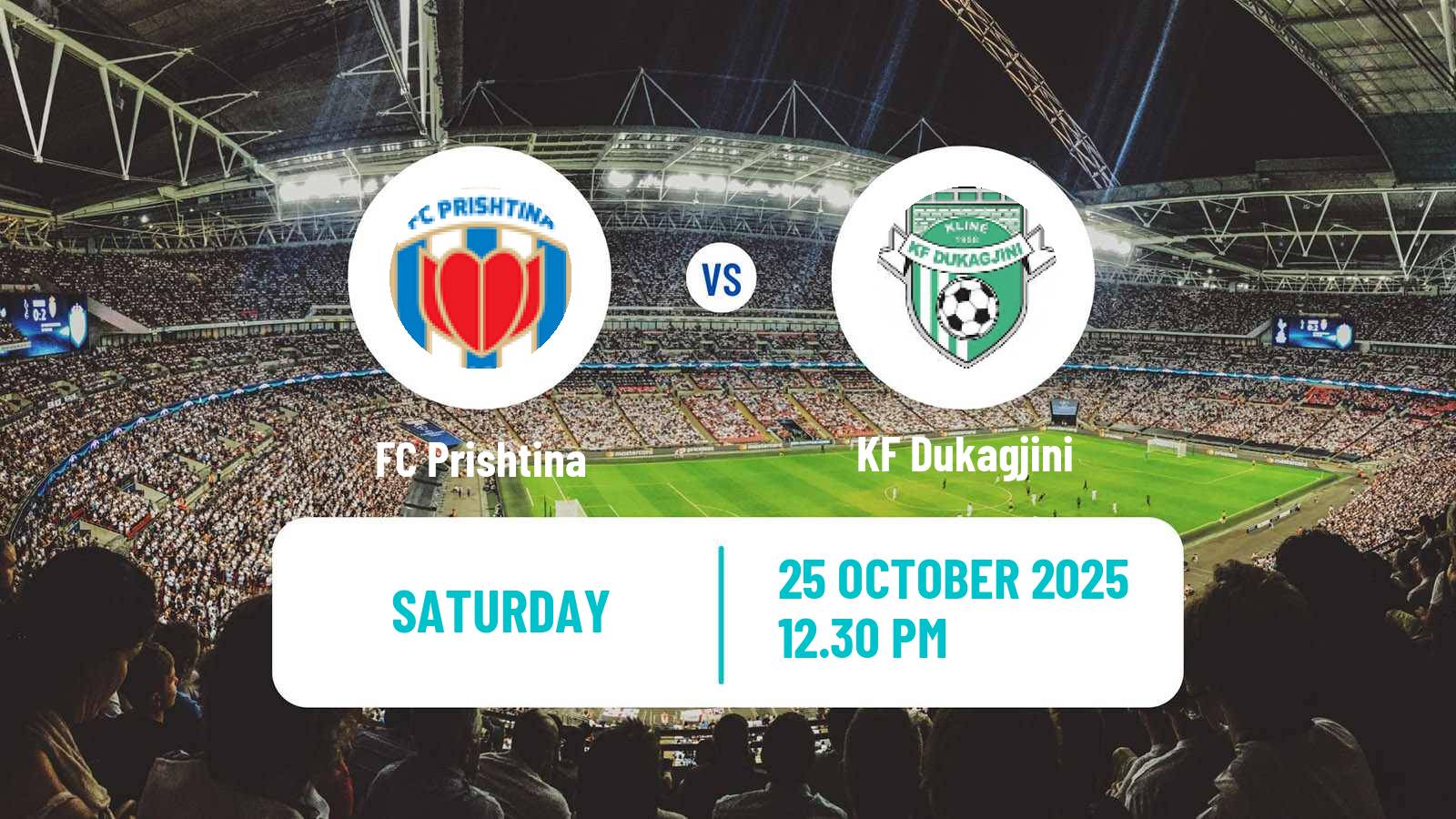 Football Kosovo Superliga Prishtina - Dukagjini