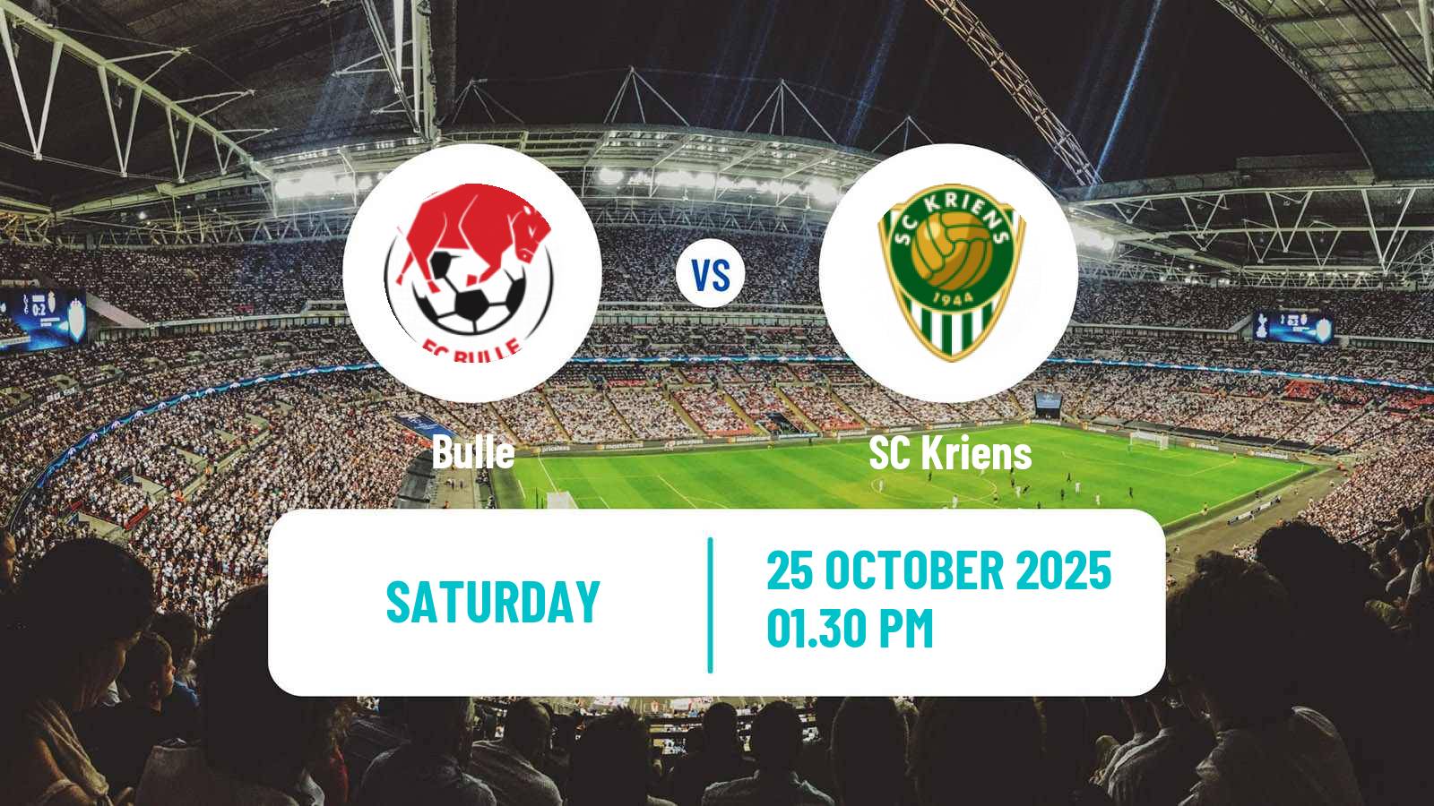 Football Swiss Promotion League Bulle - Kriens