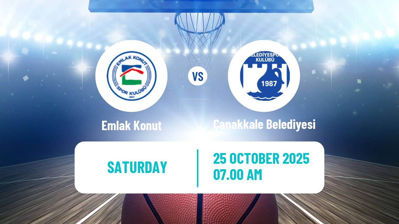 Basketball Turkish Basketball League Women Emlak Konut - Çanakkale Belediyesi