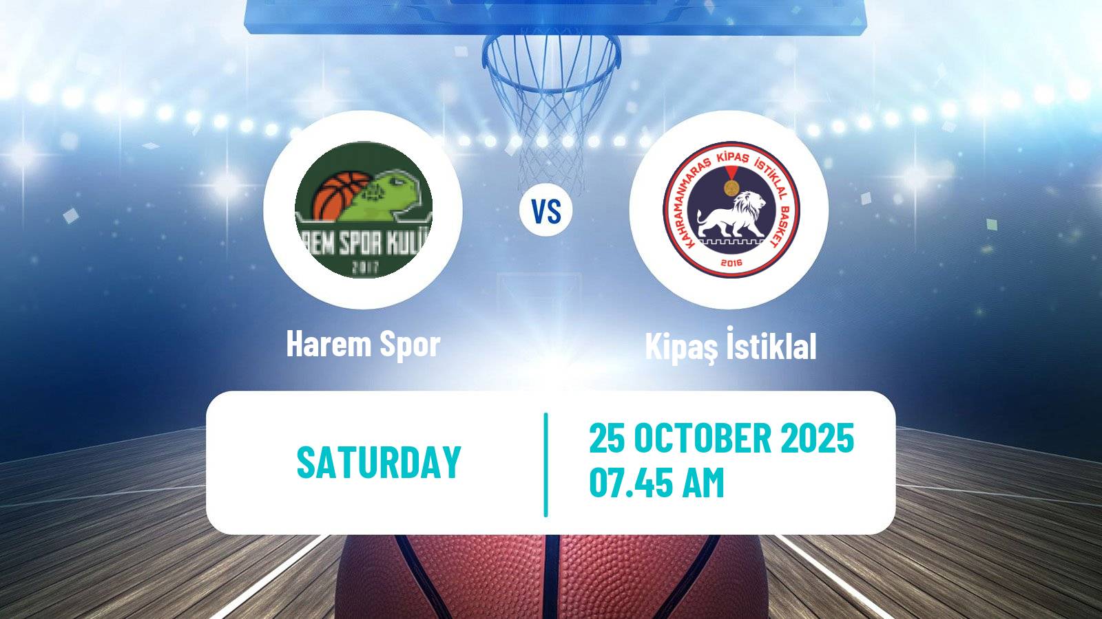 Basketball Turkish TBL Harem Spor - Kipaş İstiklal