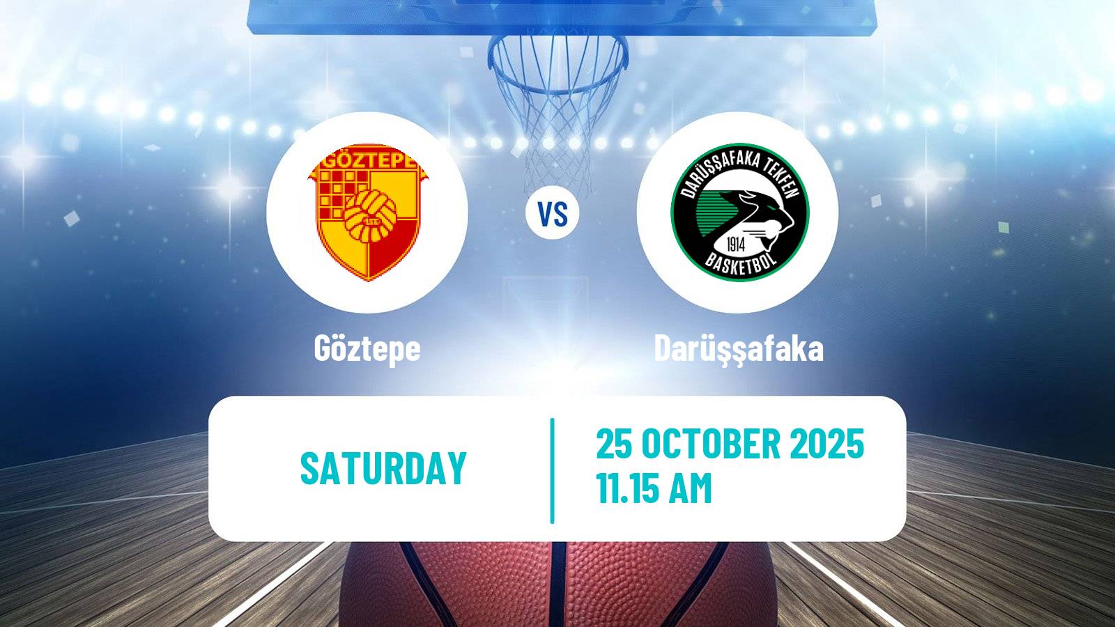 Basketball Turkish TBL Göztepe - Darüşşafaka