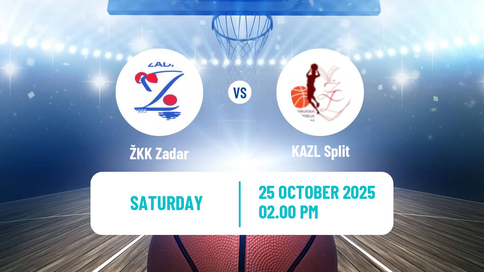 Basketball Croatian Premijer Liga Basketball Women Zadar - KAZL Split