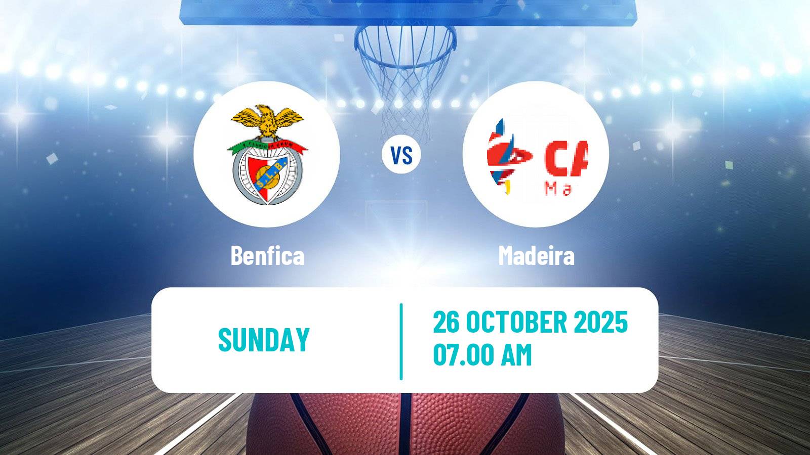Basketball Portuguese LFB Benfica - Madeira