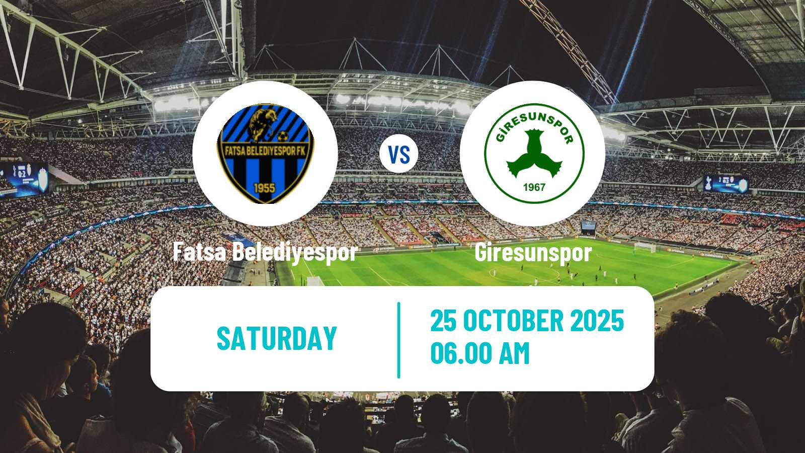 Football Turkish 3 Lig Group 3 Fatsa Belediyespor - Giresunspor