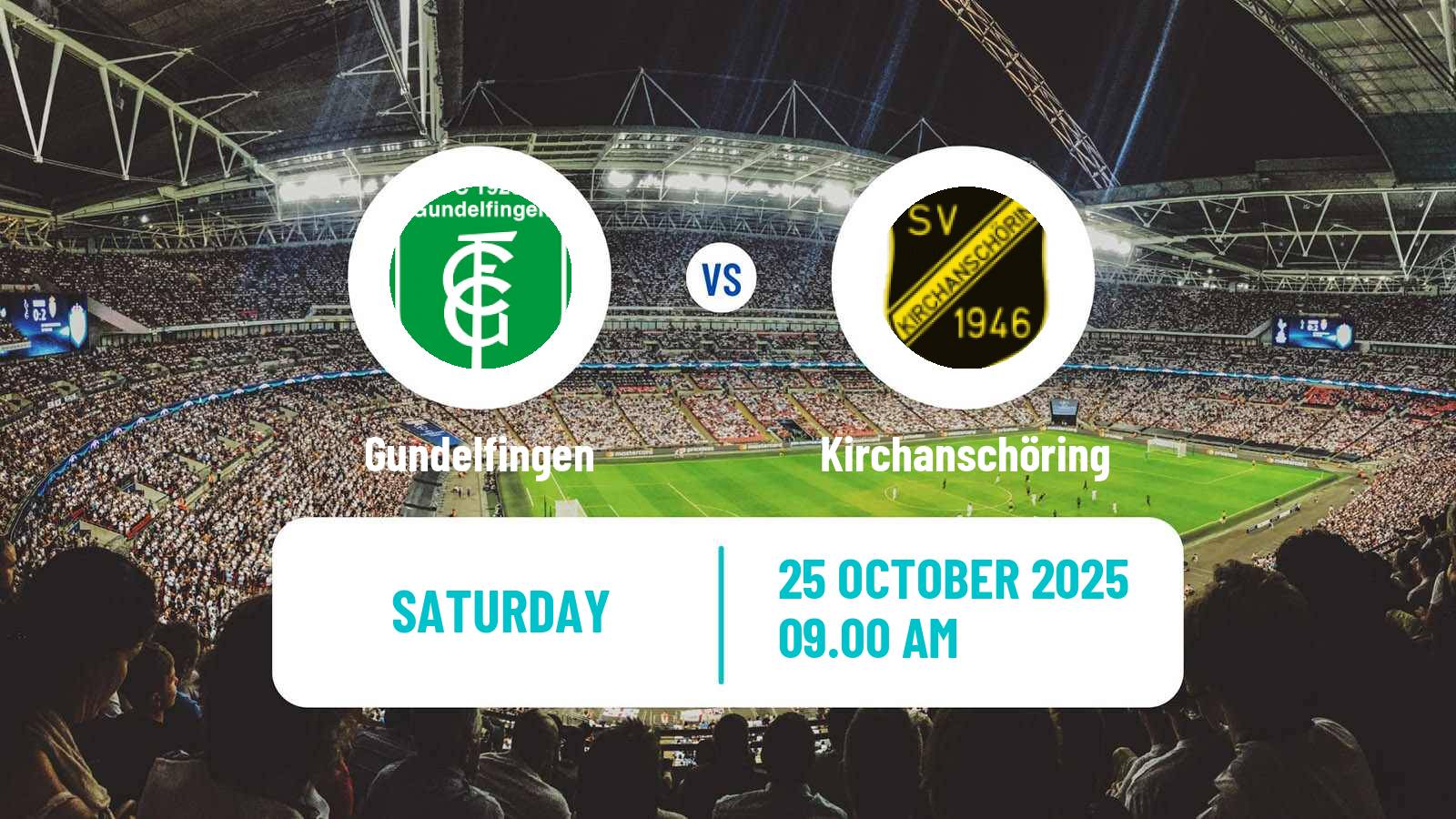 Football German Oberliga Bayern Süd Gundelfingen - Kirchanschöring