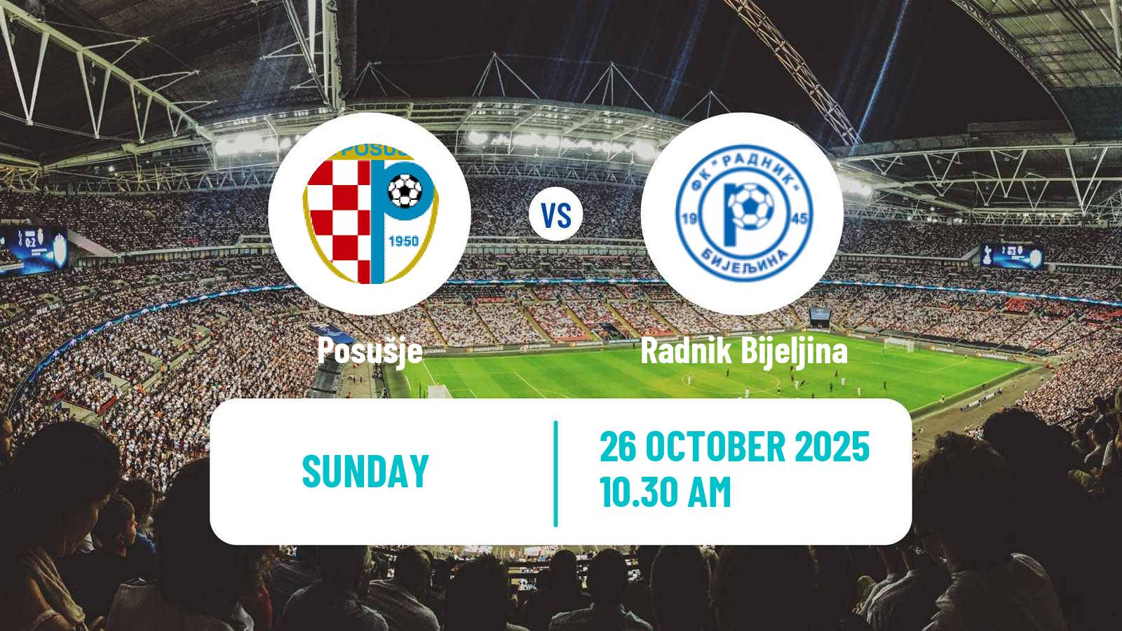 Football Bosnian Premier League Posušje - Radnik Bijeljina