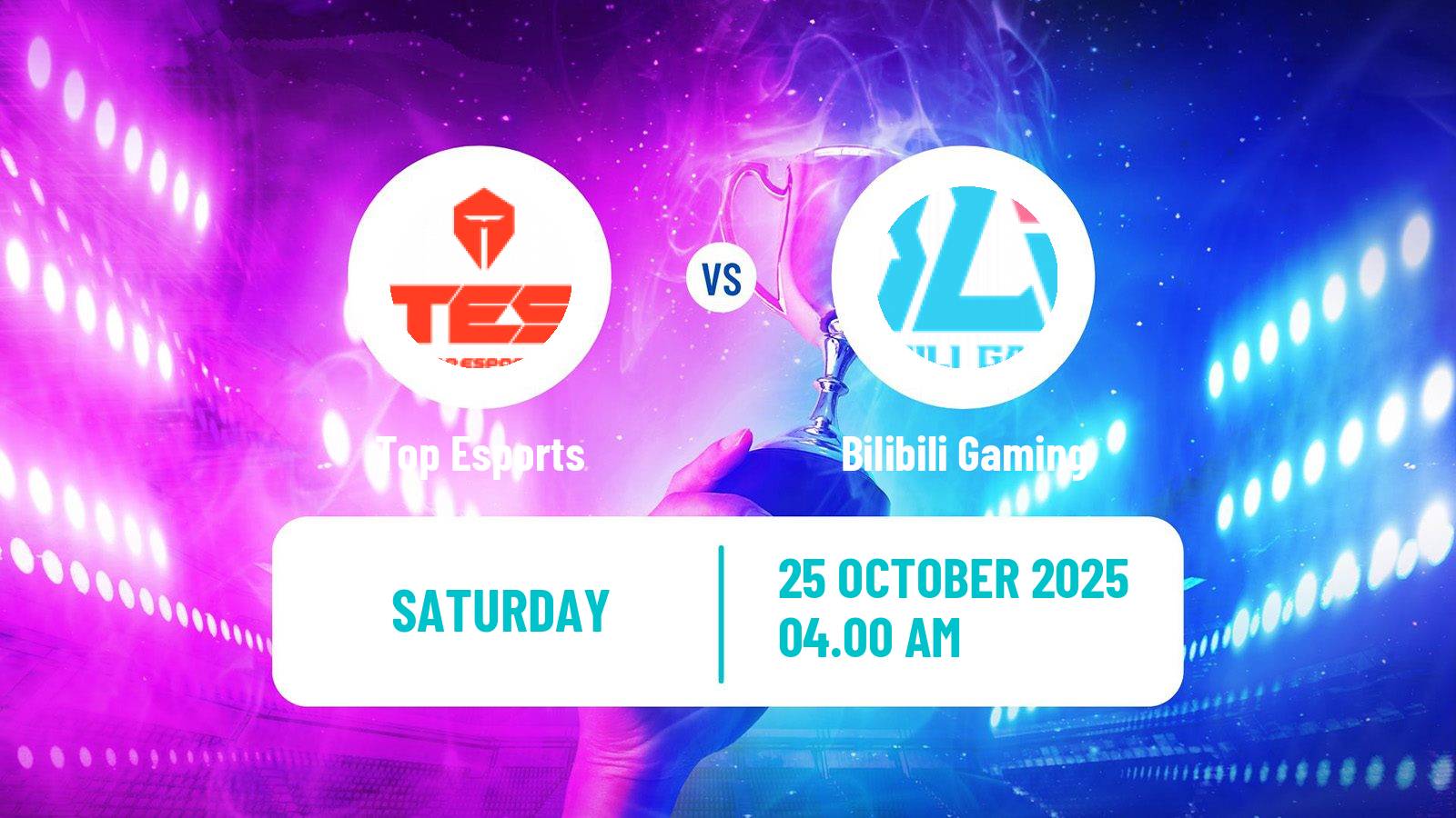 Esports League Of Legends World Championship Top Esports - Bilibili Gaming