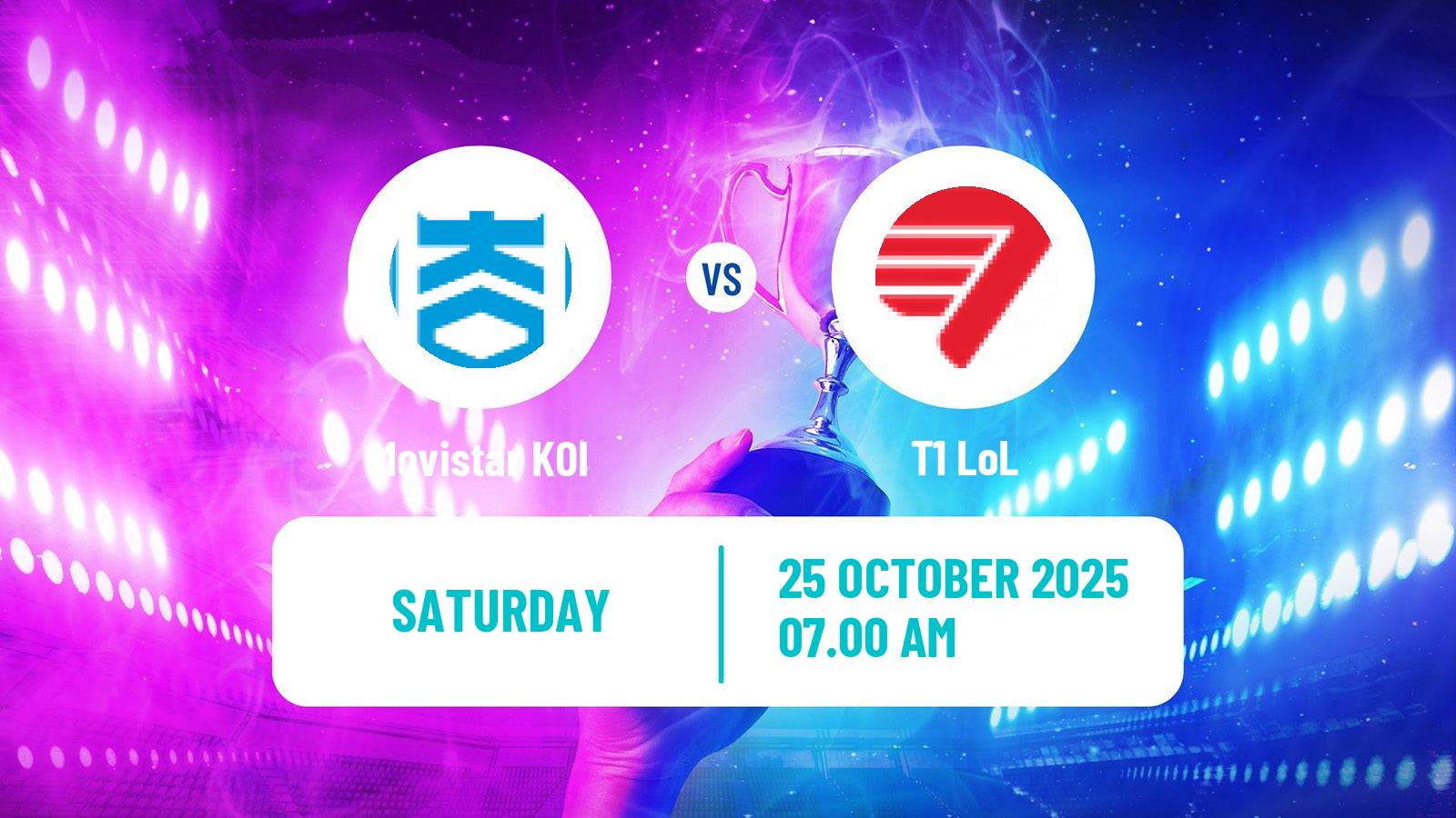 Esports League Of Legends World Championship Movistar KOI - T1