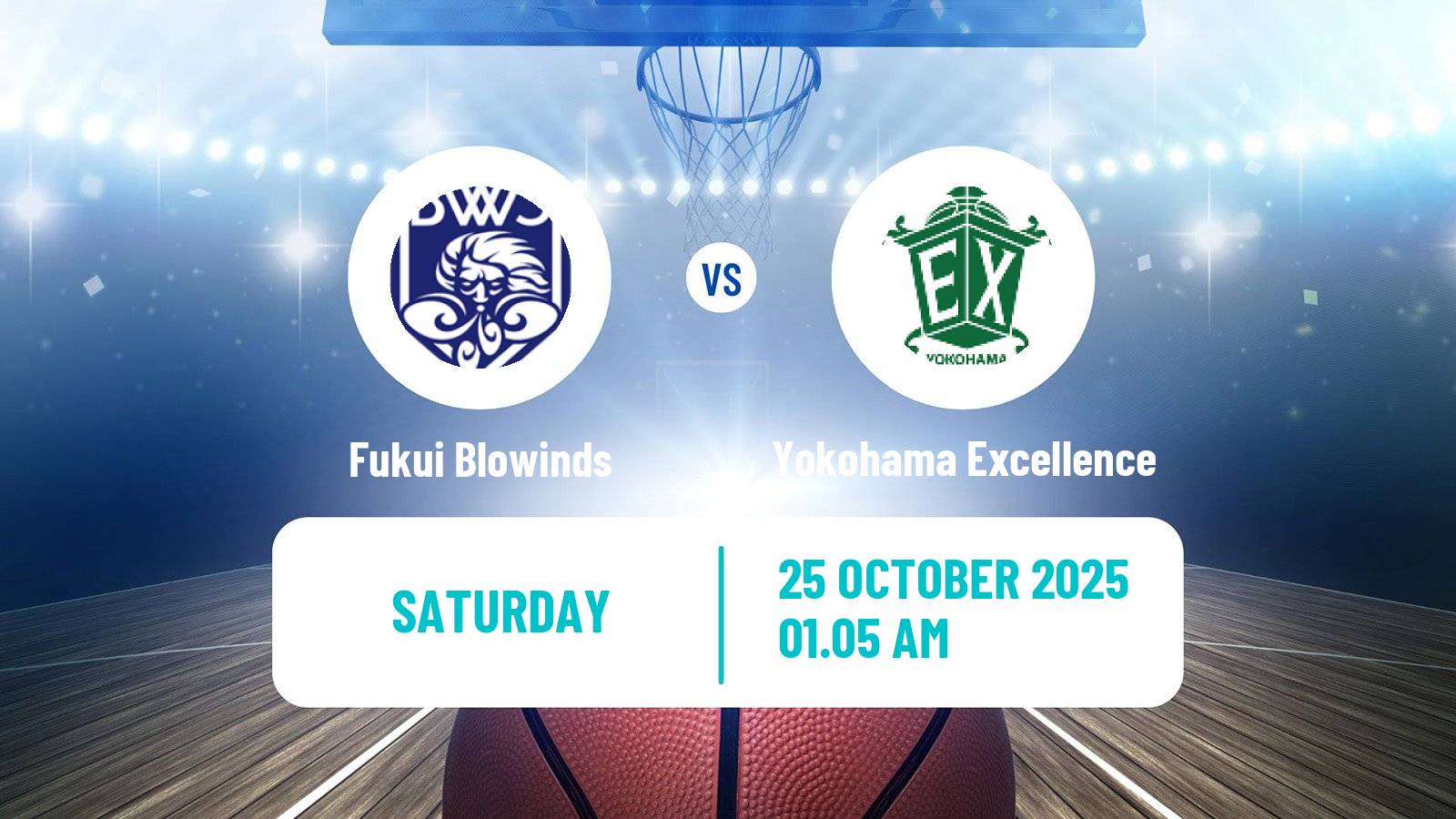 Basketball Japan B2 League Basketball Fukui Blowinds - Yokohama Excellence