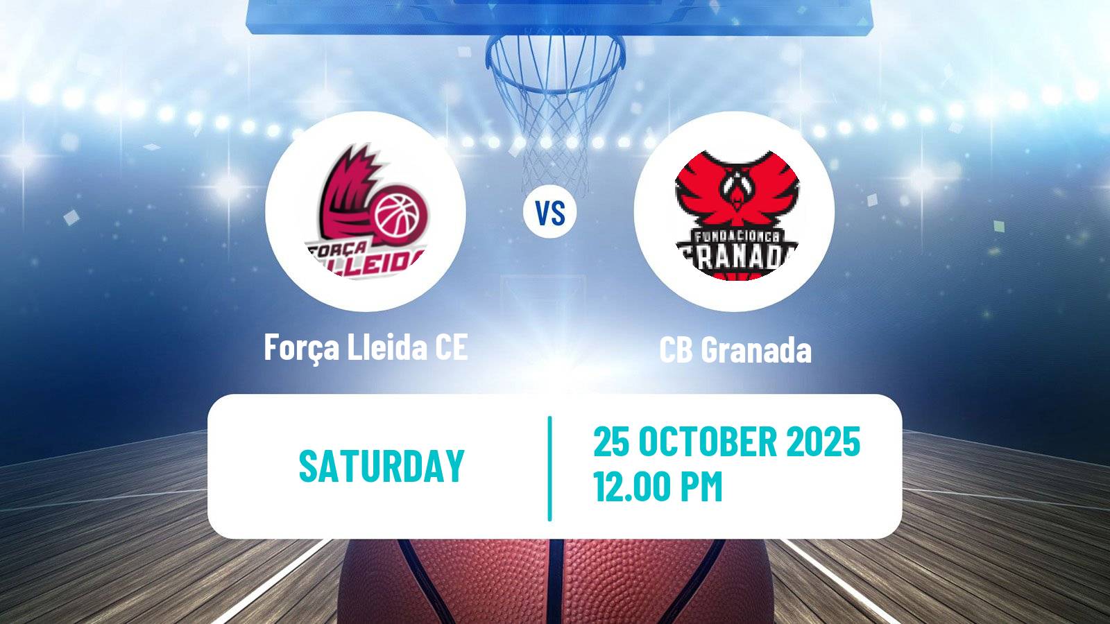 Basketball Spanish ACB League Força Lleida CE - Granada