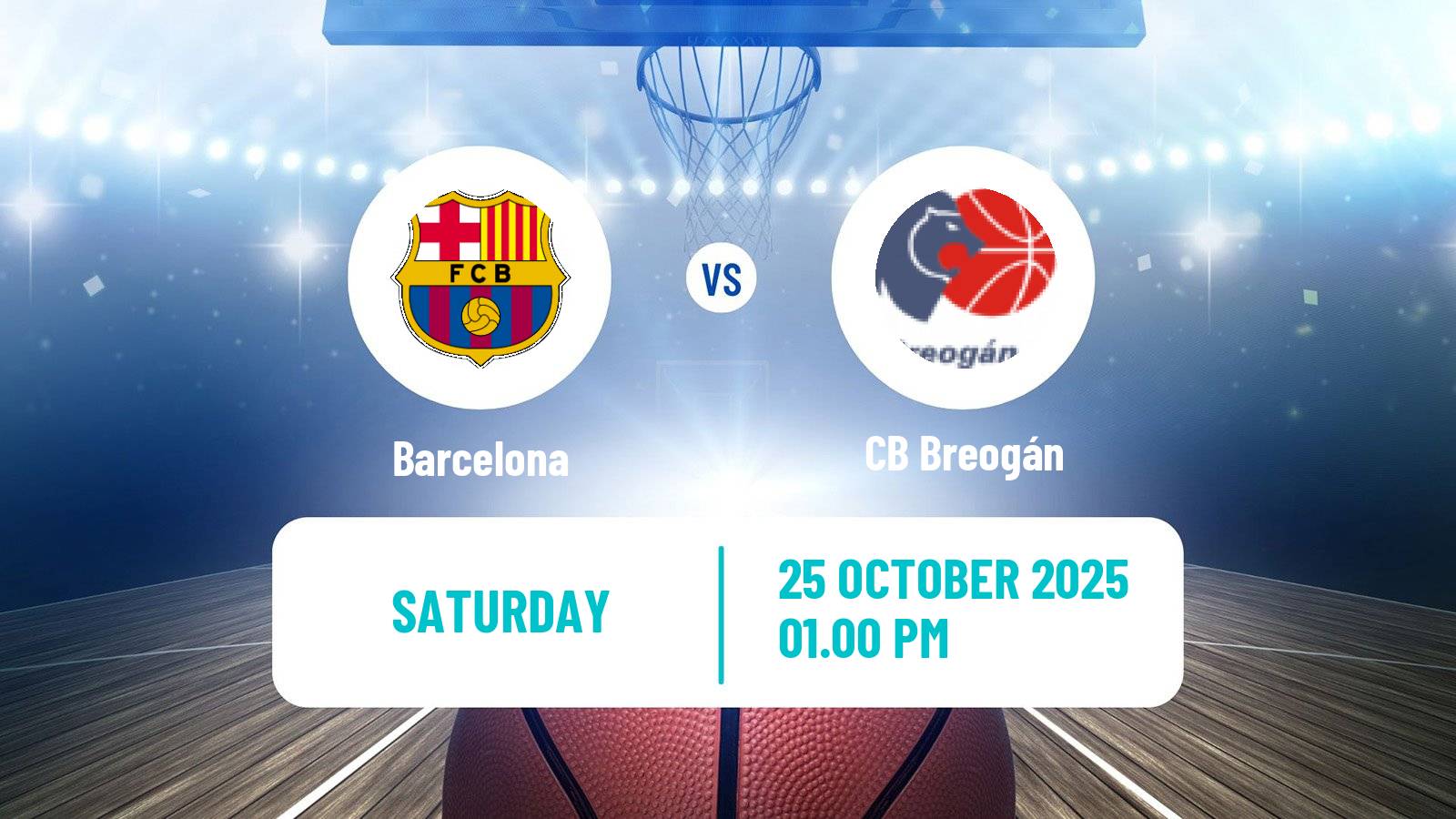 Basketball Spanish ACB League Barcelona - CB Breogán