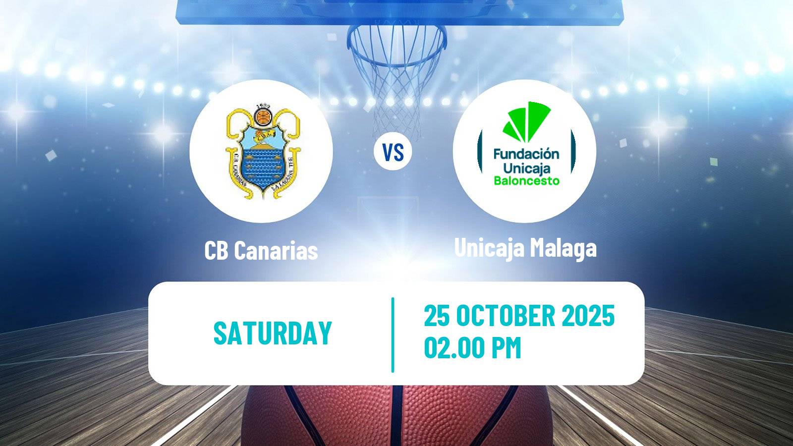 Basketball Spanish ACB League Canarias - Unicaja Malaga