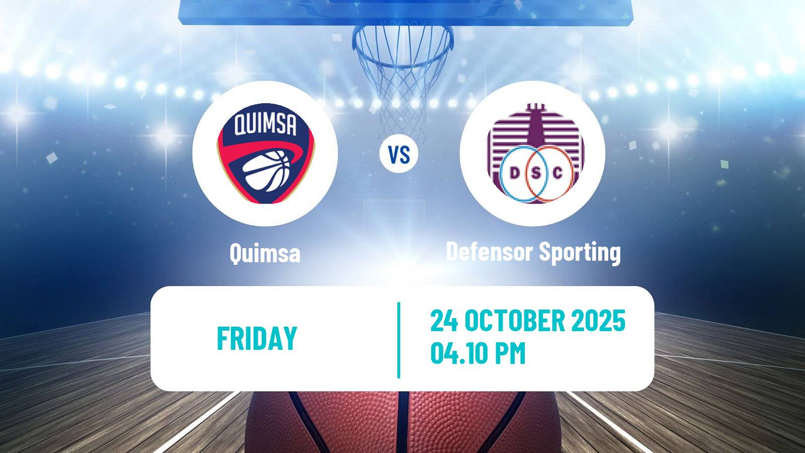 Basketball Basketball South American League Quimsa - Defensor Sporting