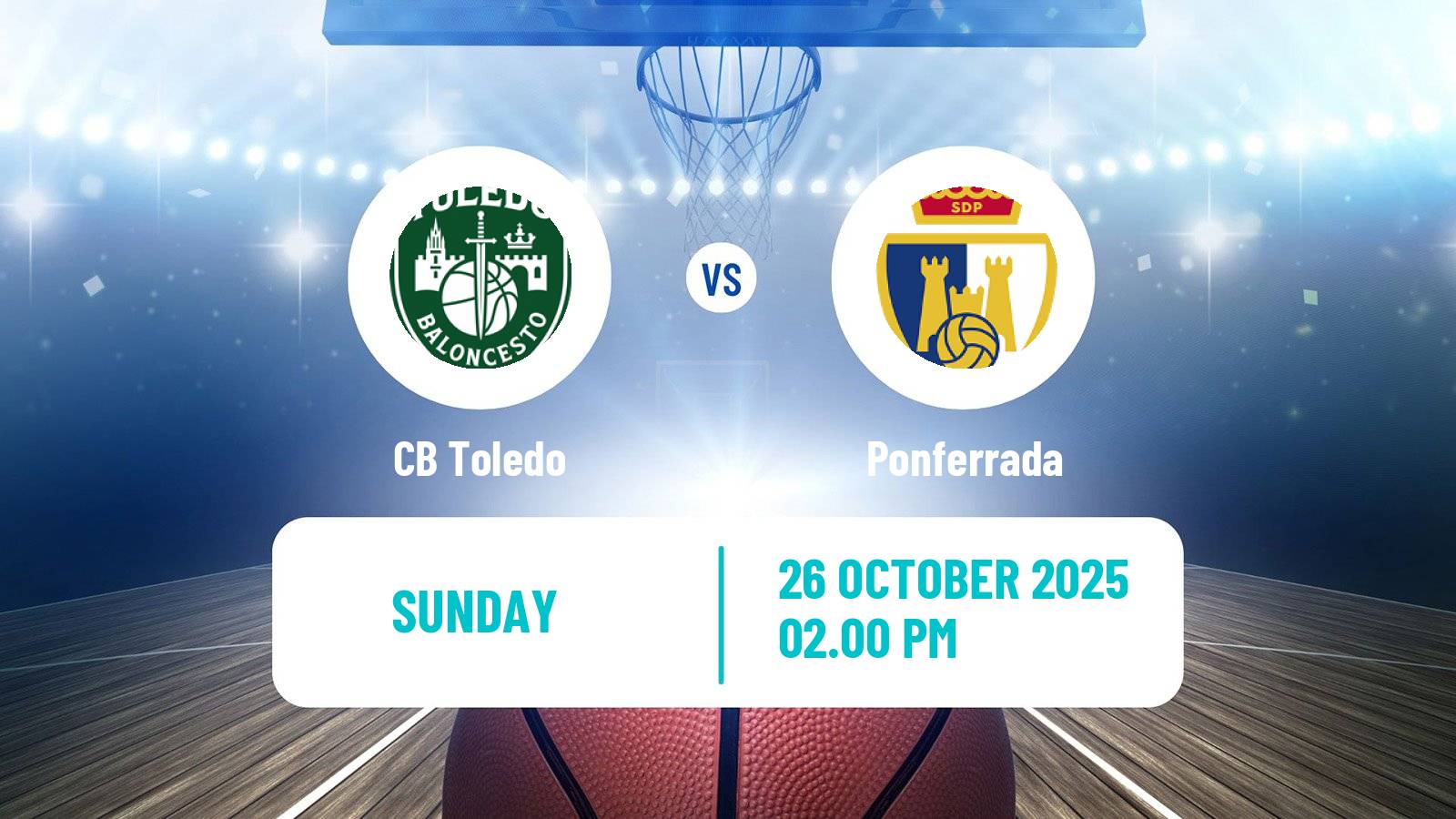 Basketball Spanish LEB Plata Toledo - Ponferrada