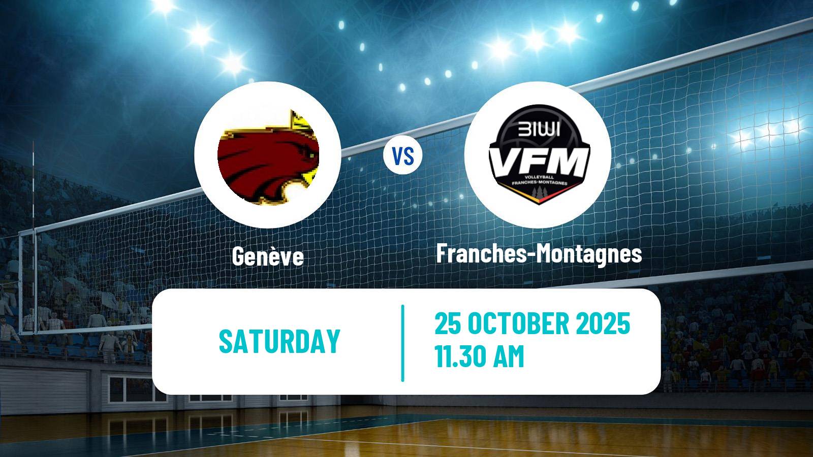 Volleyball Swiss NLA Volleyball Women Genève - Franches-Montagnes