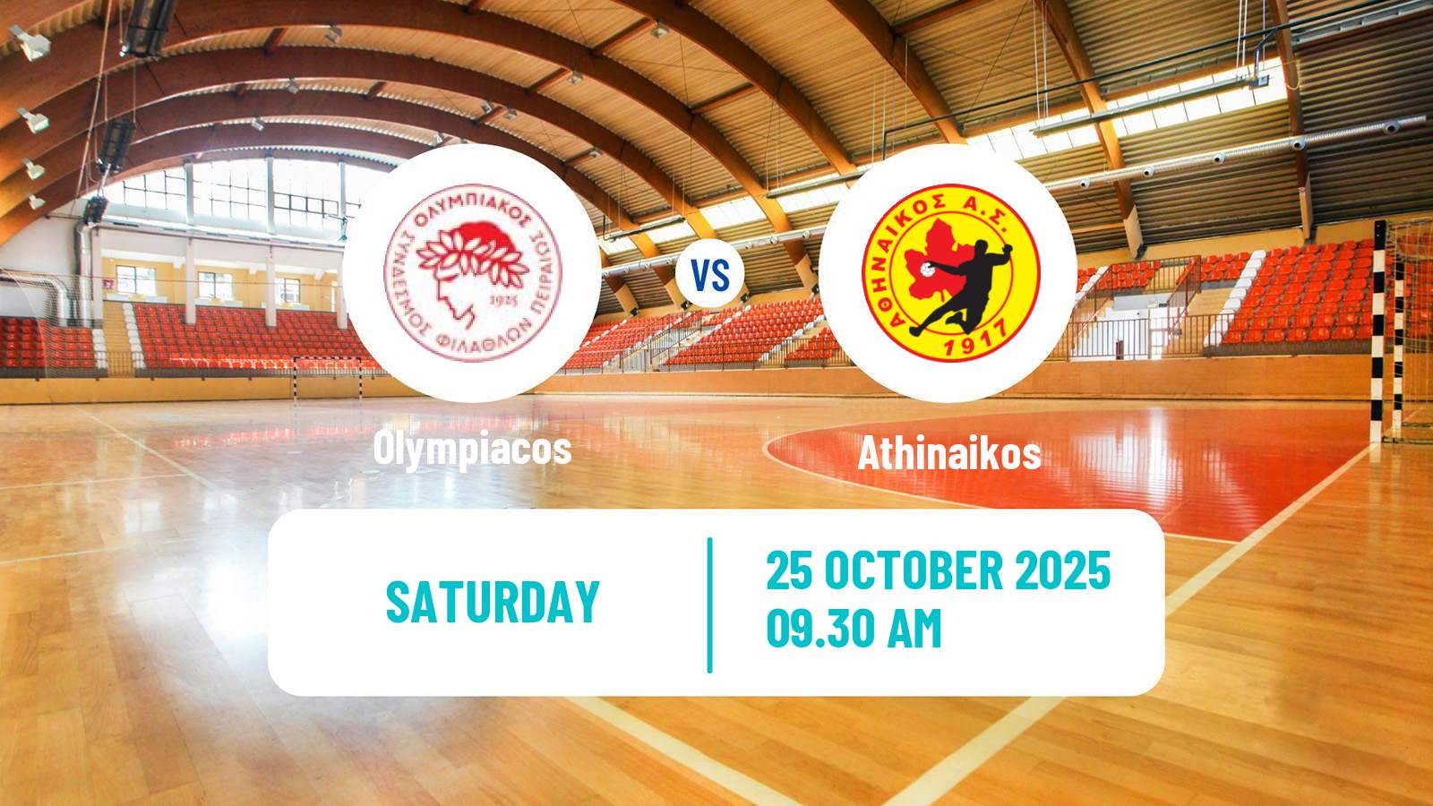 Handball Greek A1 Handball Olympiacos - Athinaikos