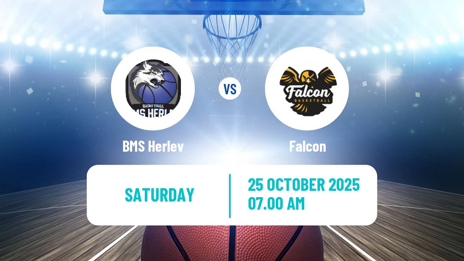 Basketball Danish Basketligaen Women BMS Herlev - Falcon