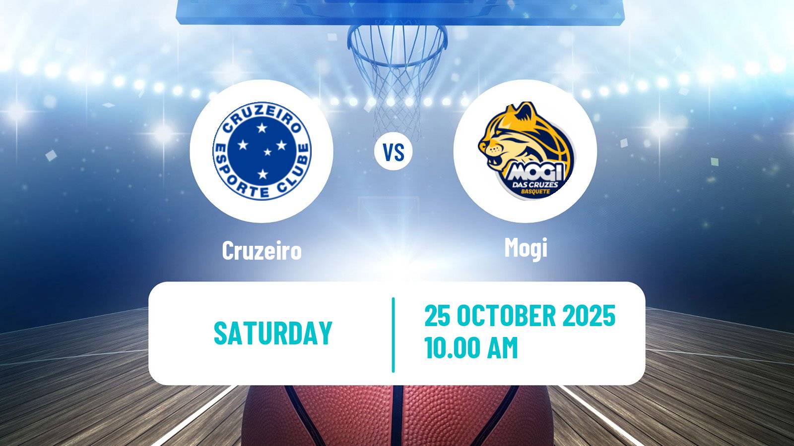 Basketball Brazilian NBB Cruzeiro - Mogi Basketball Brazilian NBB Cruzeiro - Mogi