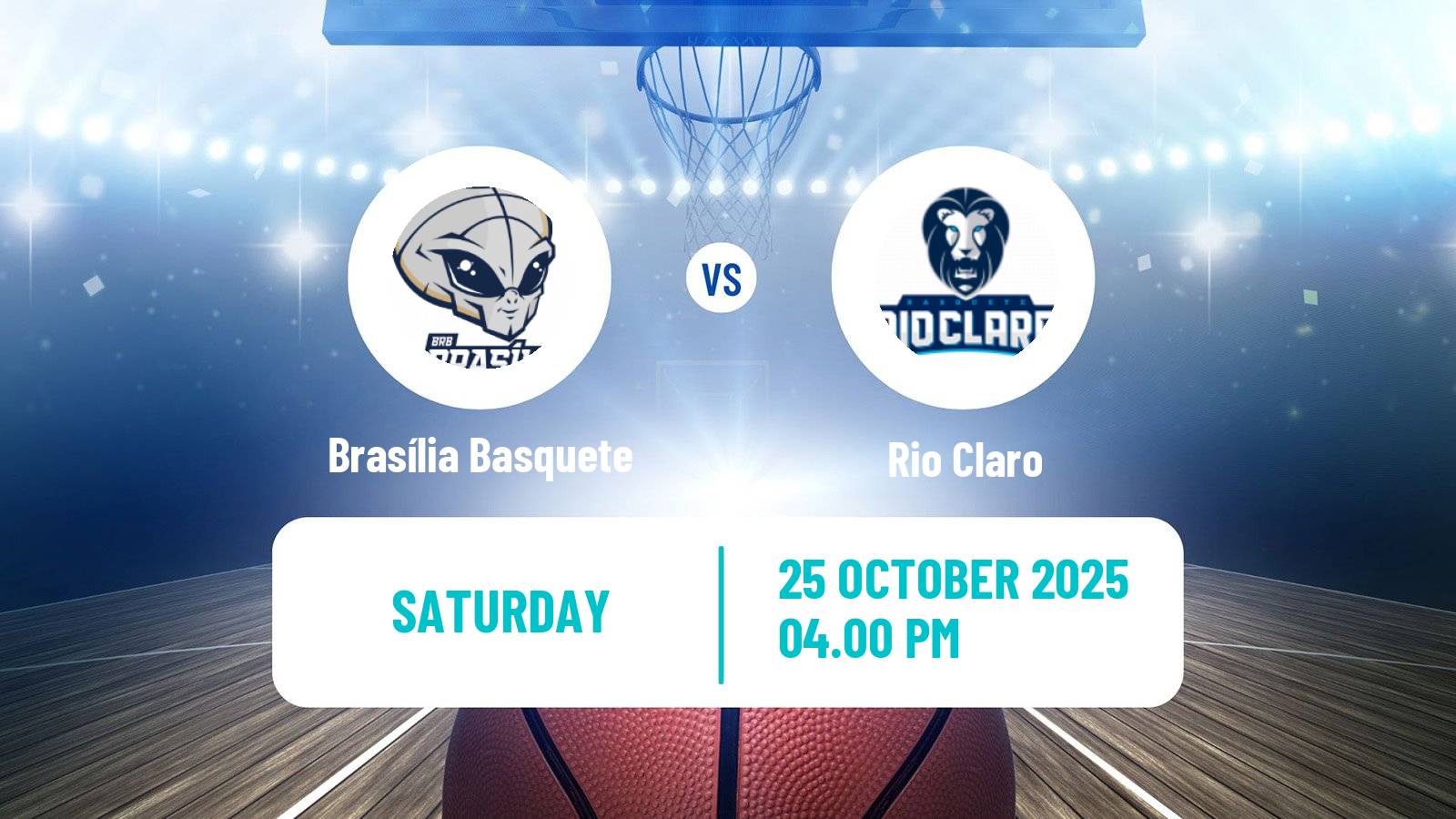 Basketball Brazilian NBB Brasília Basquete - Rio Claro