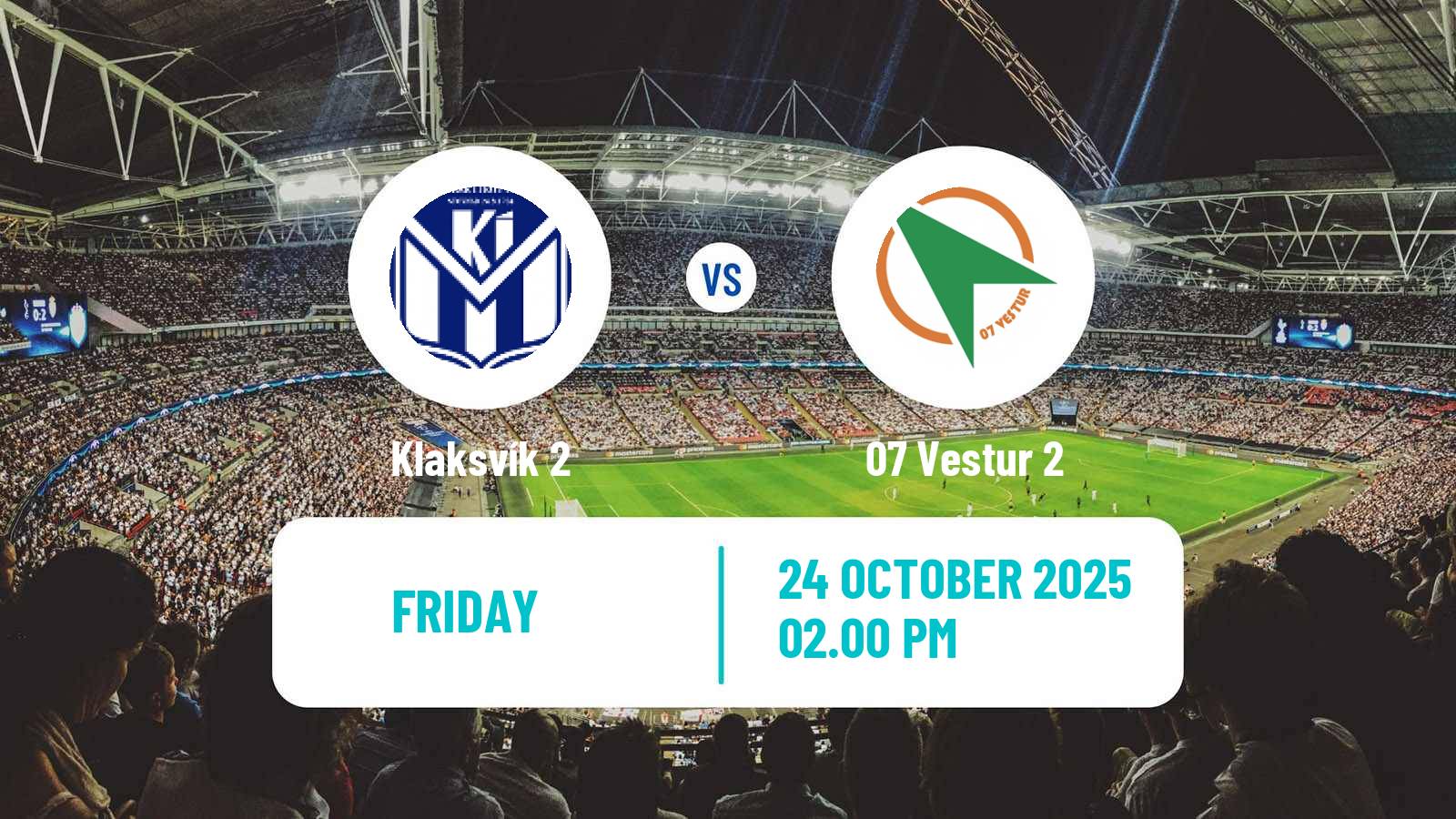 Football Faroe Islands 1 Deild Klaksvík 2 - 07 Vestur 2