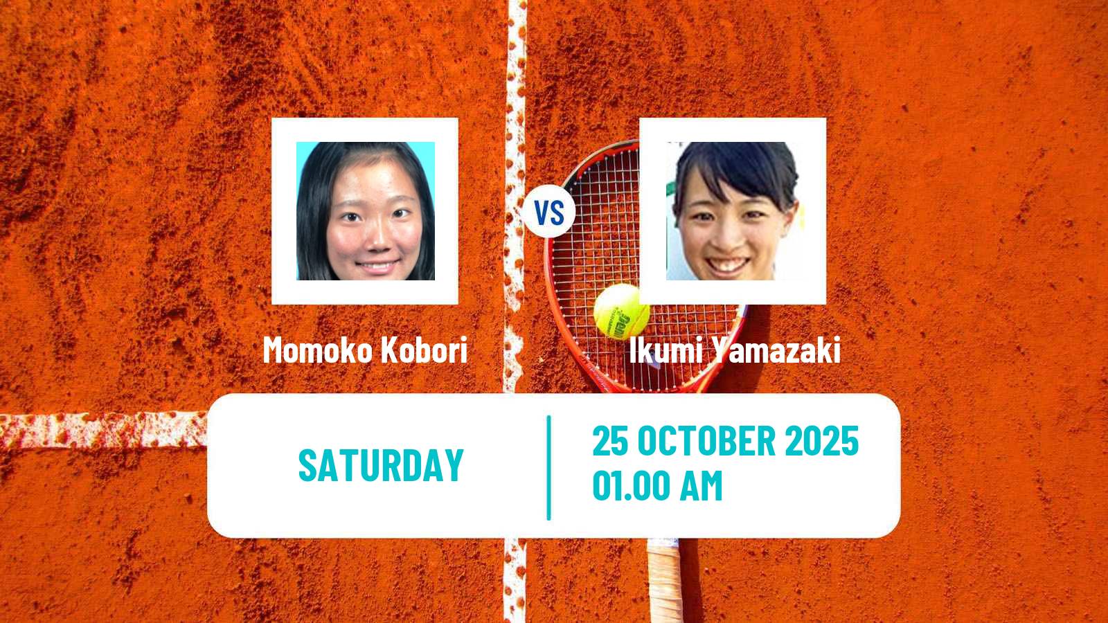 Tennis WTA Hong Kong Momoko Kobori - Ikumi Yamazaki