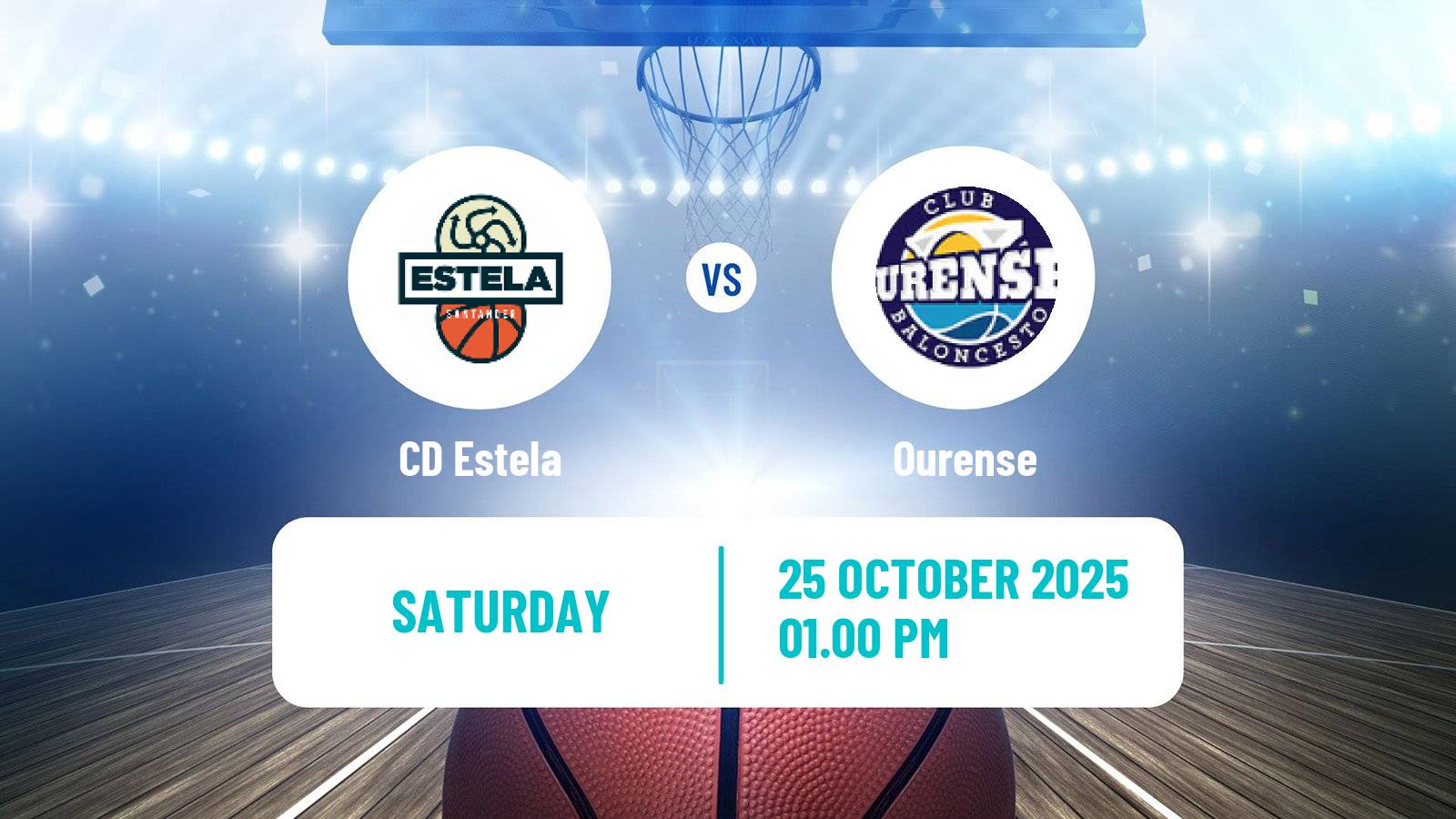 Basketball Spanish LEB Oro Estela - Ourense