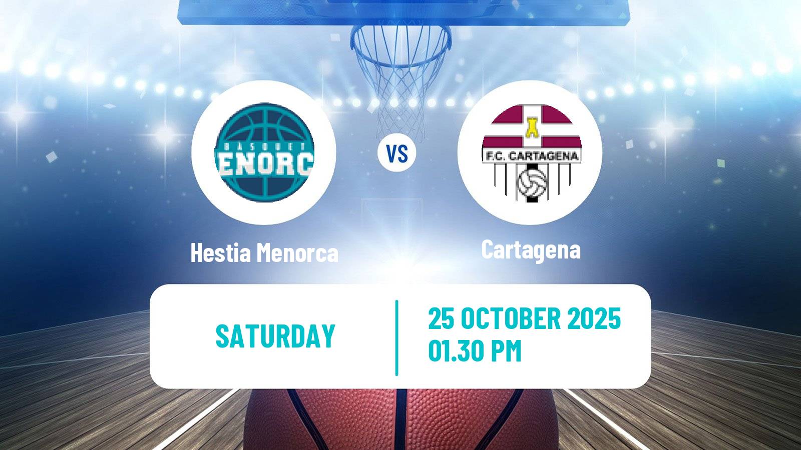 Basketball Spanish LEB Oro Hestia Menorca - Cartagena