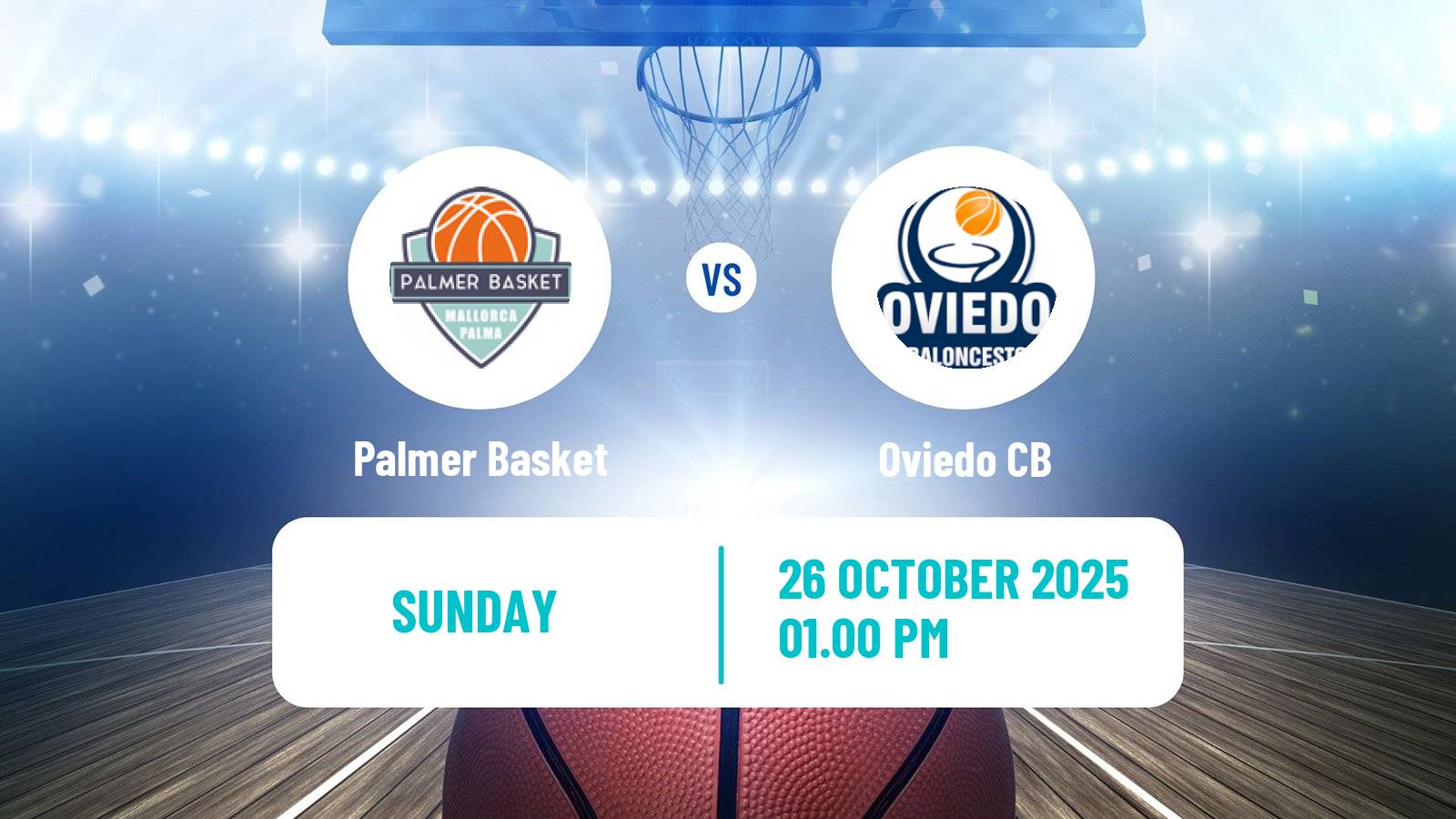 Basketball Spanish LEB Oro Palmer Basket - Oviedo