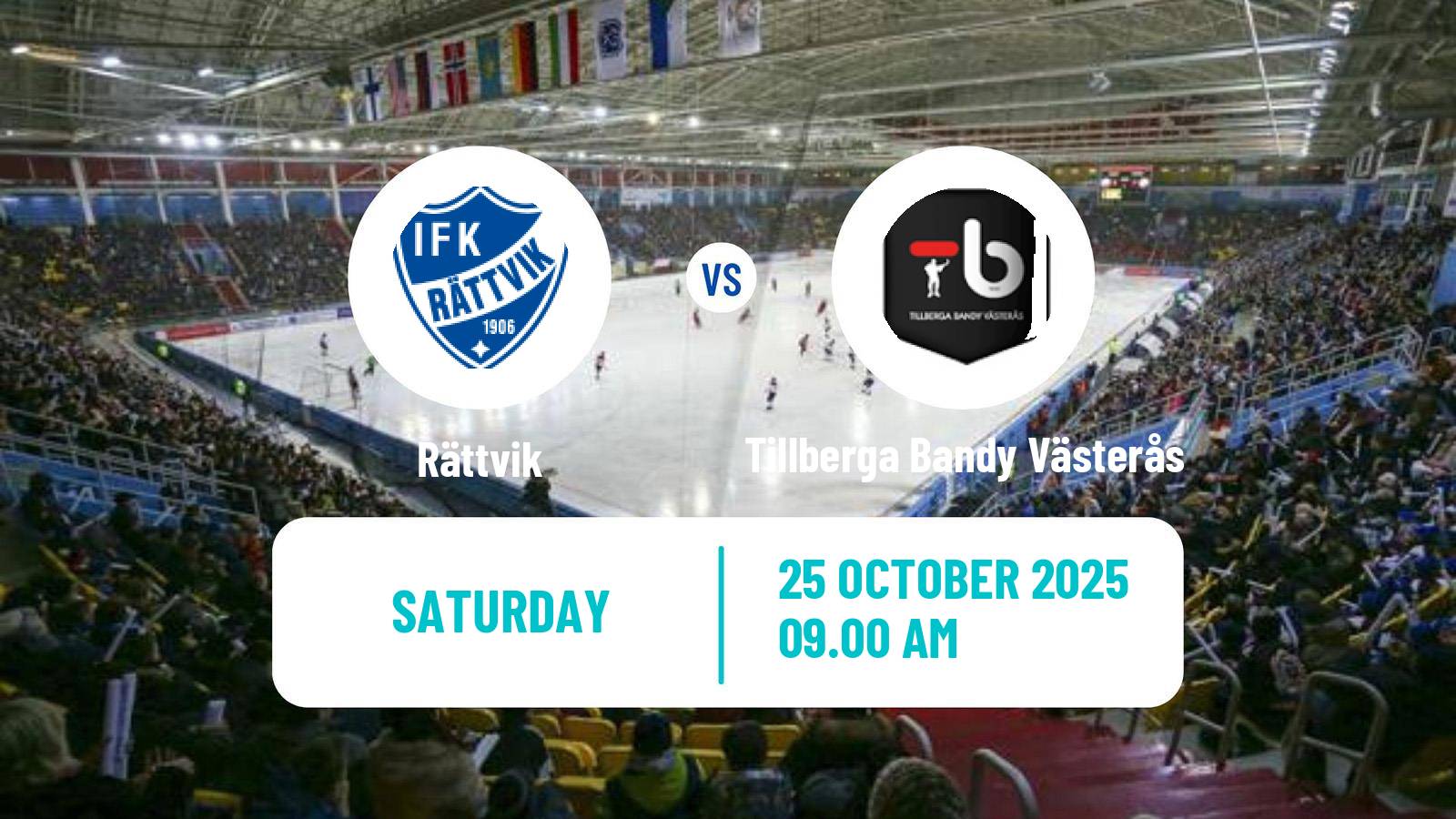Bandy Swedish Allsvenskan Bandy Rättvik - Tillberga Bandy Västerås