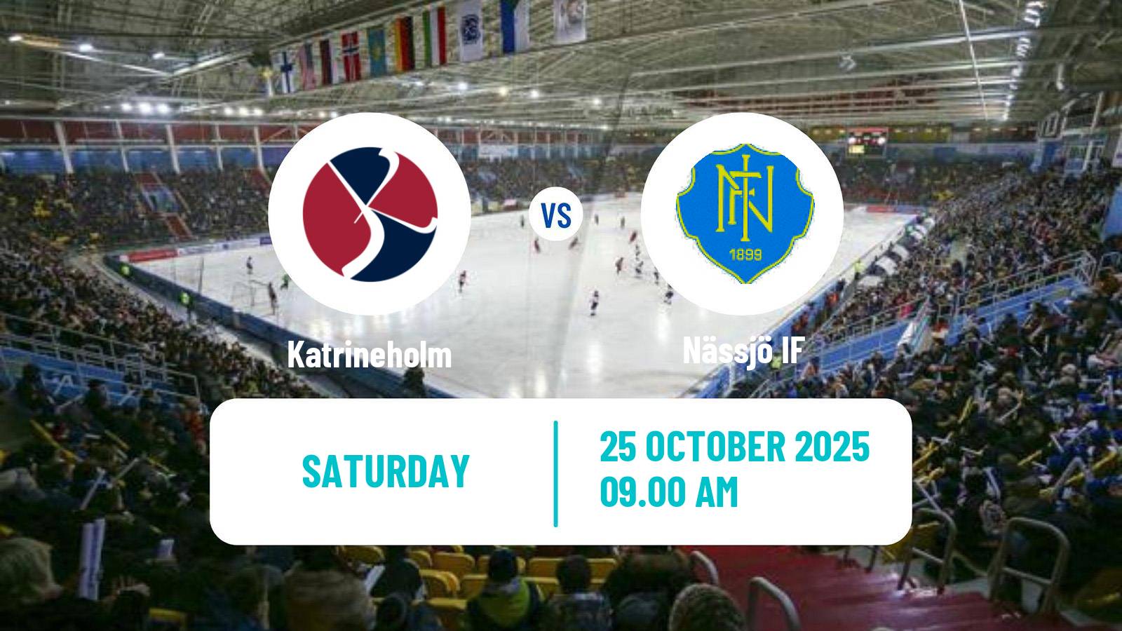 Bandy Swedish Allsvenskan Bandy Katrineholm - Nässjö