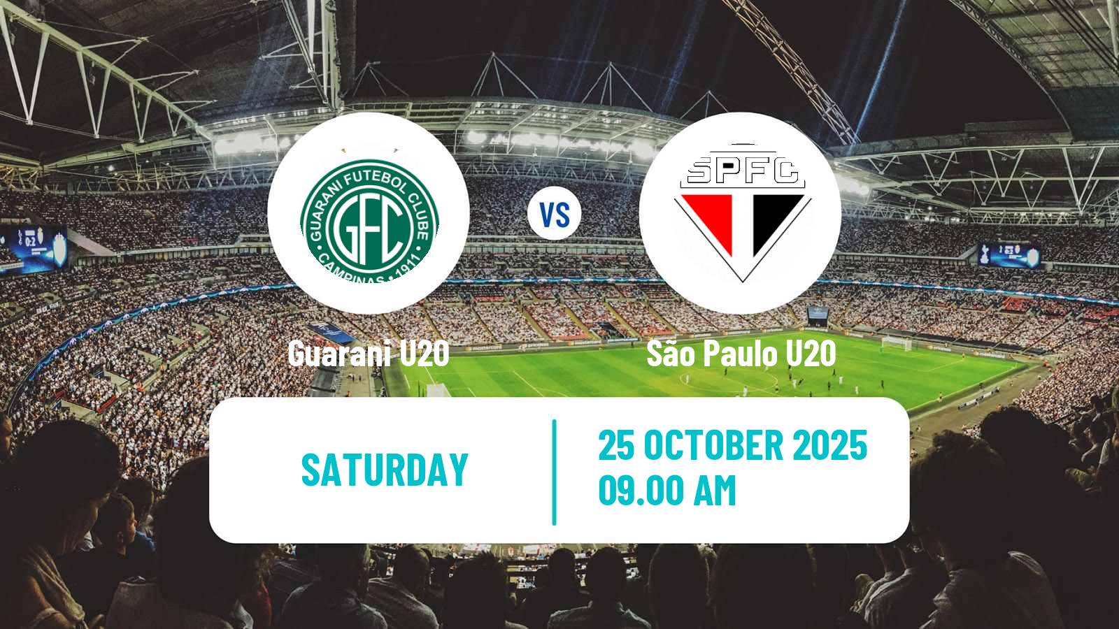 Football Brazilian Paulista U20 Guarani U20 - São Paulo U20