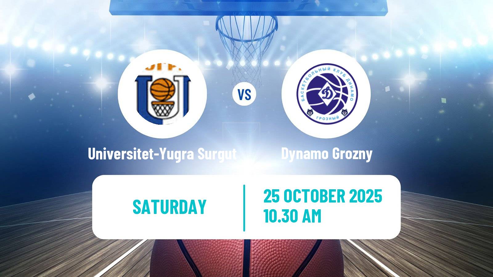 Basketball Russian Super League Basketball Universitet-Yugra Surgut - Dynamo Grozny