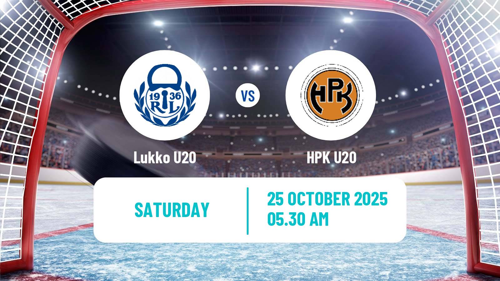Hockey Finnish SM-sarja U20 Lukko U20 - HPK U20
