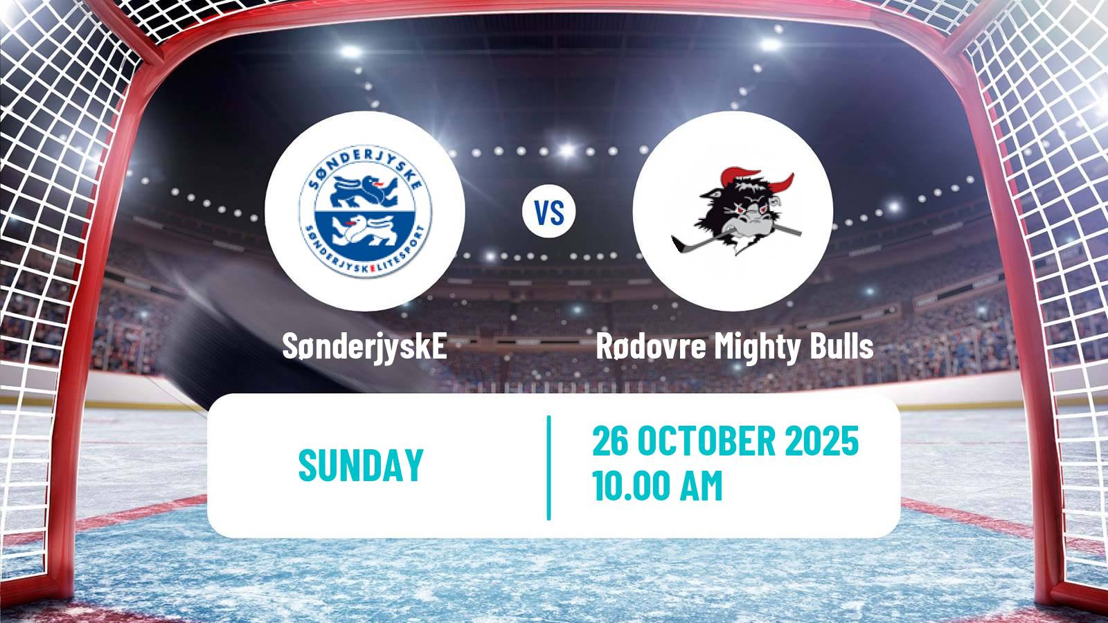 Hockey Danish Ishockey Ligaen SønderjyskE - Rødovre Mighty Bulls