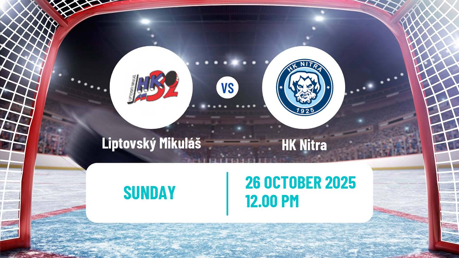 Hockey Slovak Extraliga Liptovský Mikuláš - Nitra